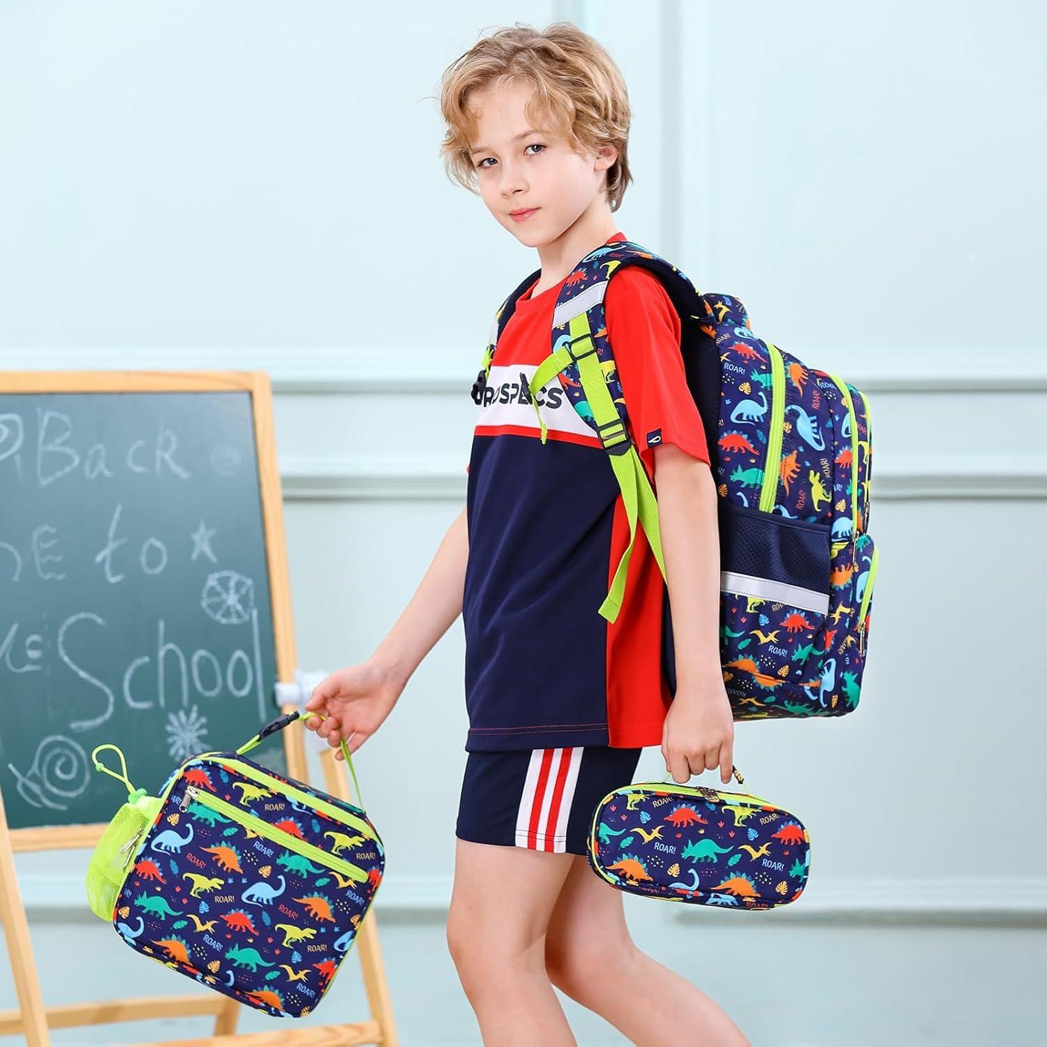 Mochila Fimibuke para Niños 3 en 1 con Lonchera y Estuche