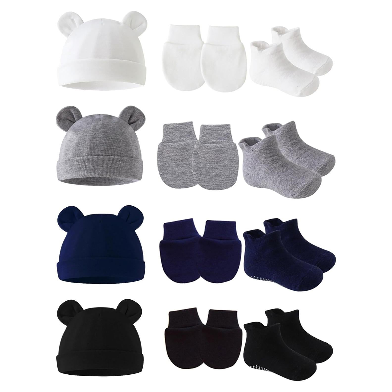 Conjunto de Gorro, Manoplas y Calcetines para Bebés Zurlefy