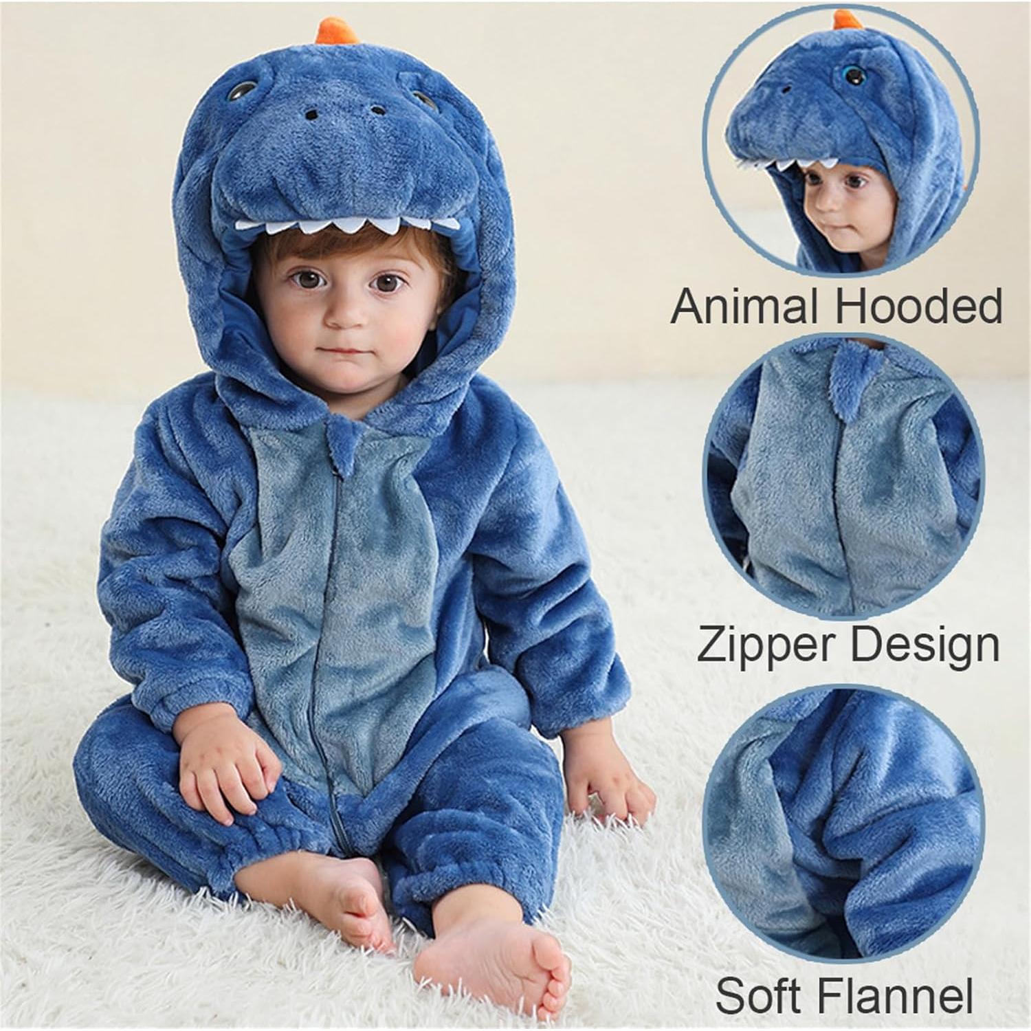 Disfraz de Mono de Franela Unisex para Bebés RWFVSJ 2-6 meses