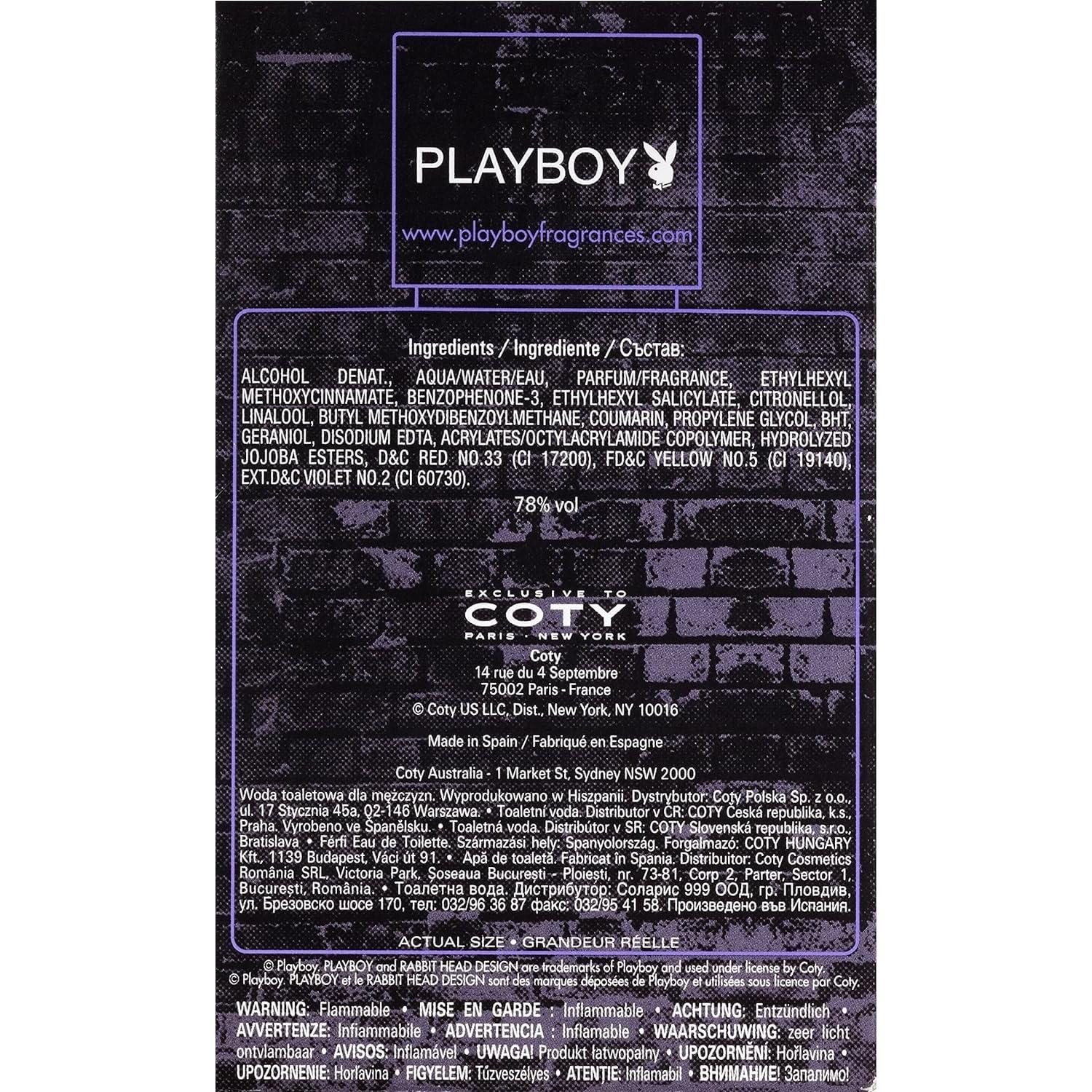 Playboy Nueva York Eau De Toilette 50 ml Spray Hombre