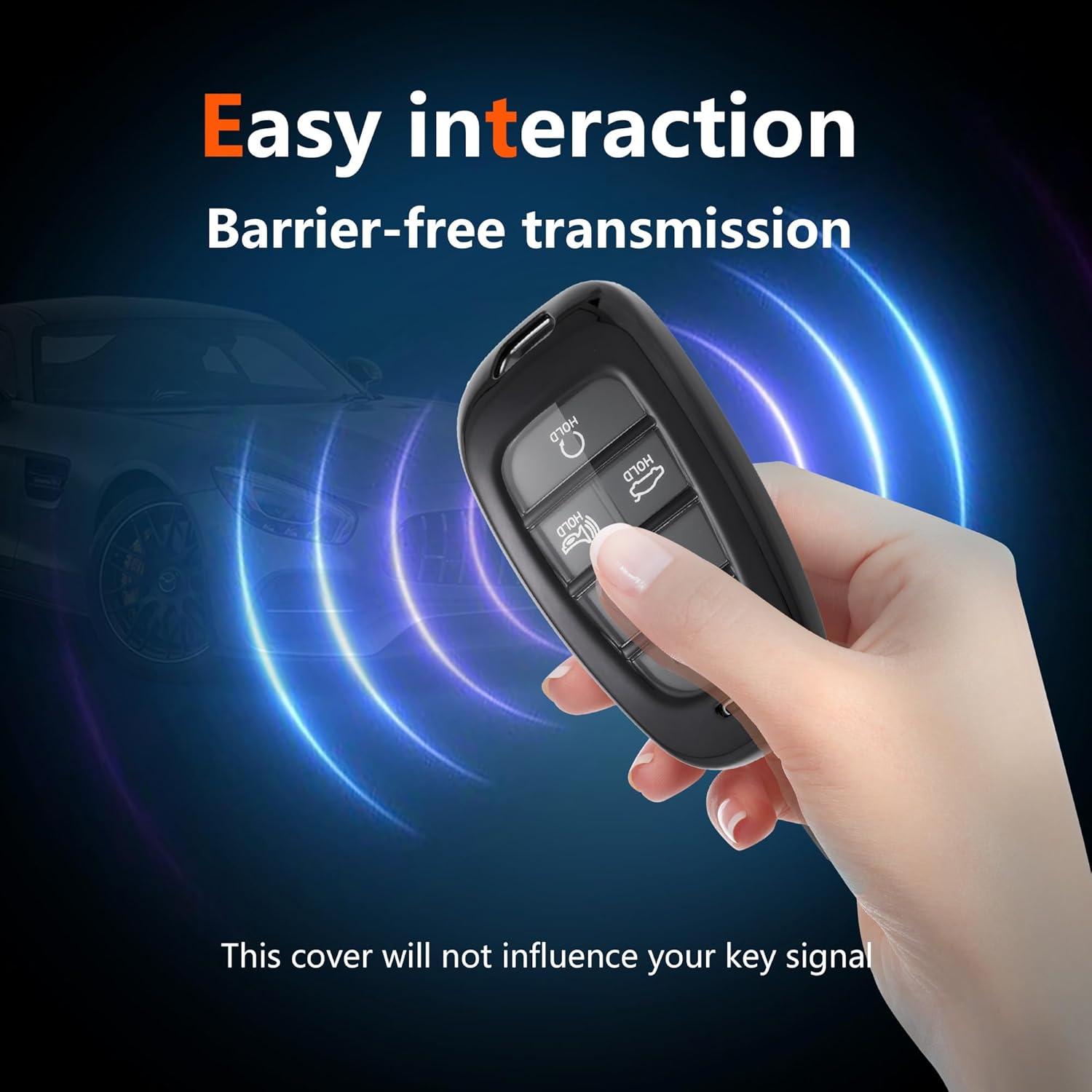 Funda de Llave Hyundai Flensent TPU para Sonata Santa Fe 2022-2025