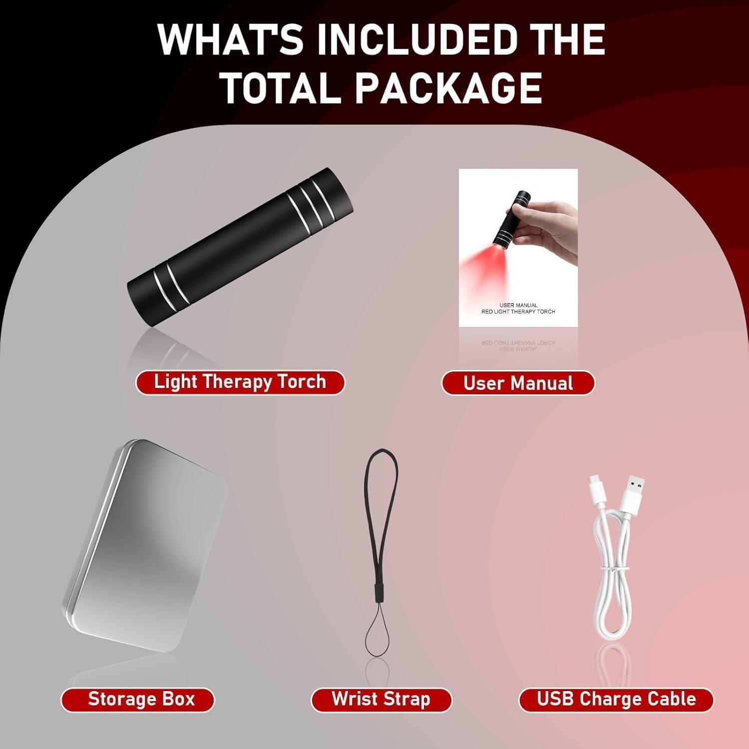 Dispositivo de Terapia de Luz Roja Infrarroja YKeluxon 660nm 850nm