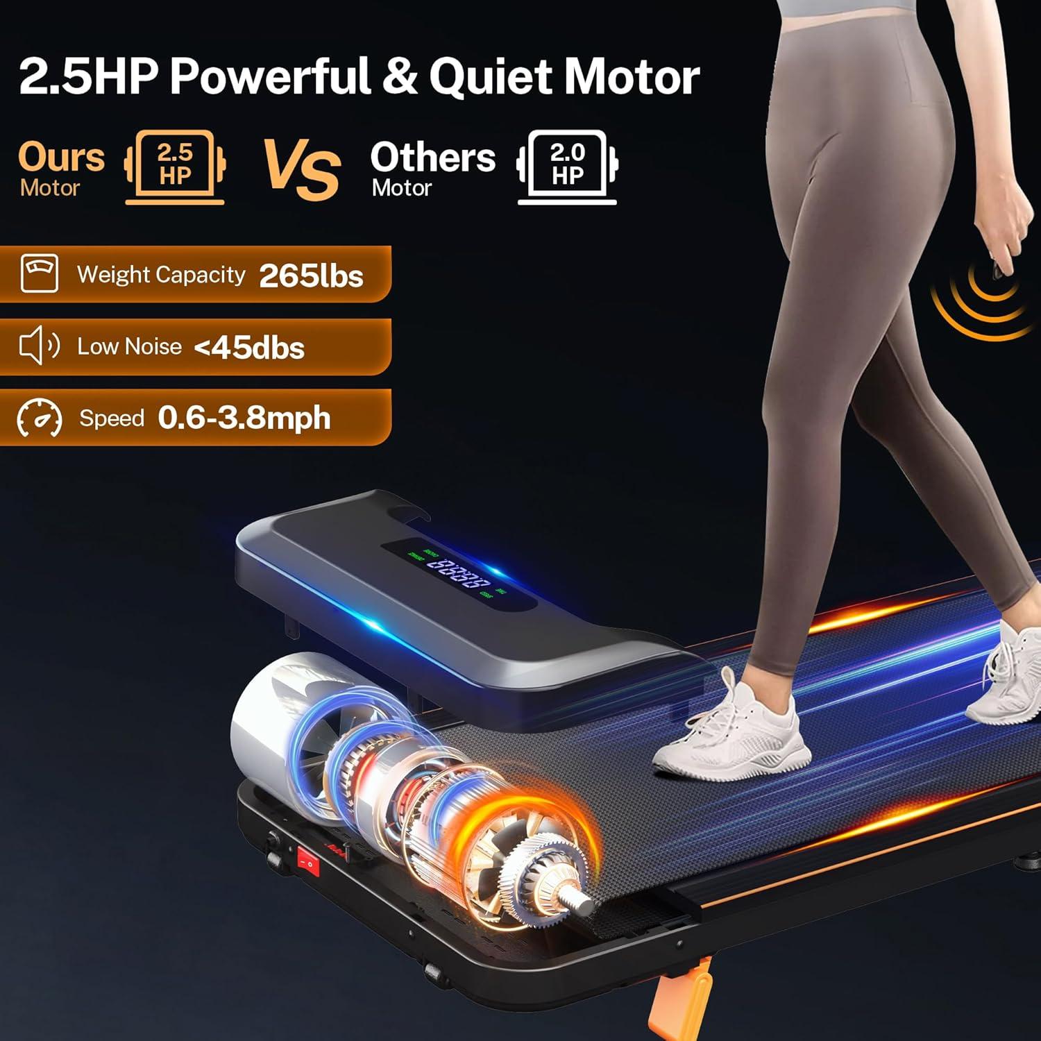 Caminadora Plegable ACTFLAME TM500 2.5HP Inclinación 15°