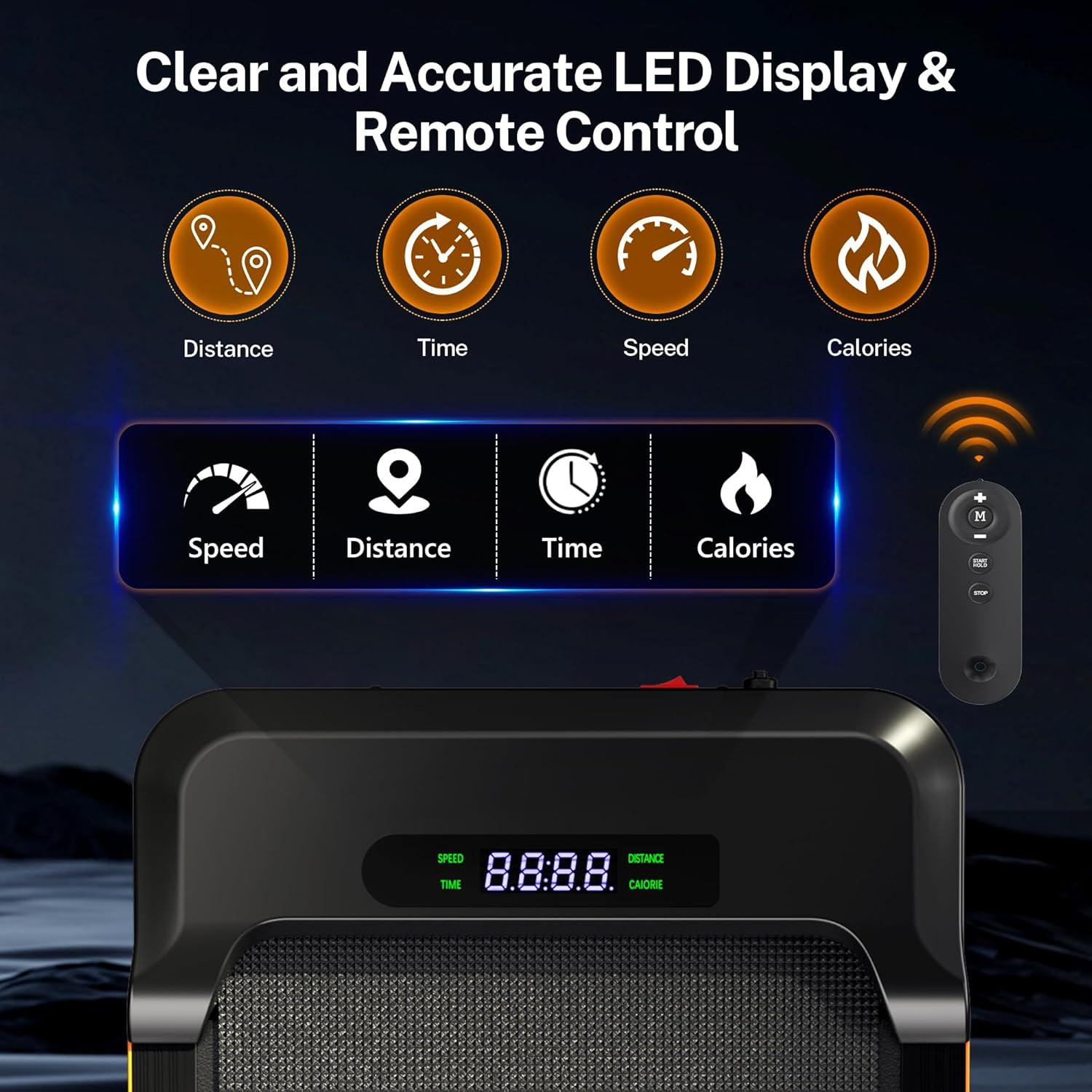 Caminadora Plegable ACTFLAME TM500 2.5HP Inclinación 15°