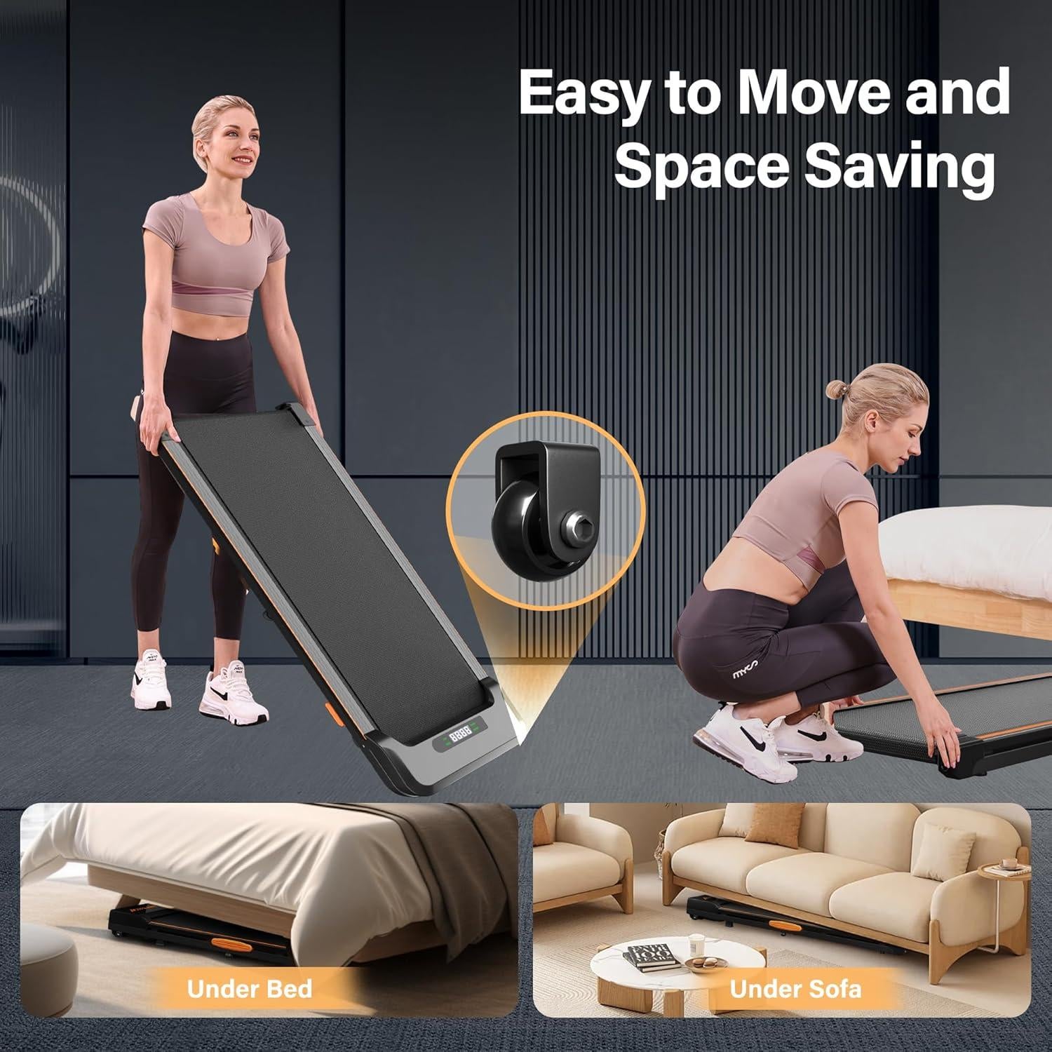 Caminadora Plegable ACTFLAME TM500 2.5HP Inclinación 15°