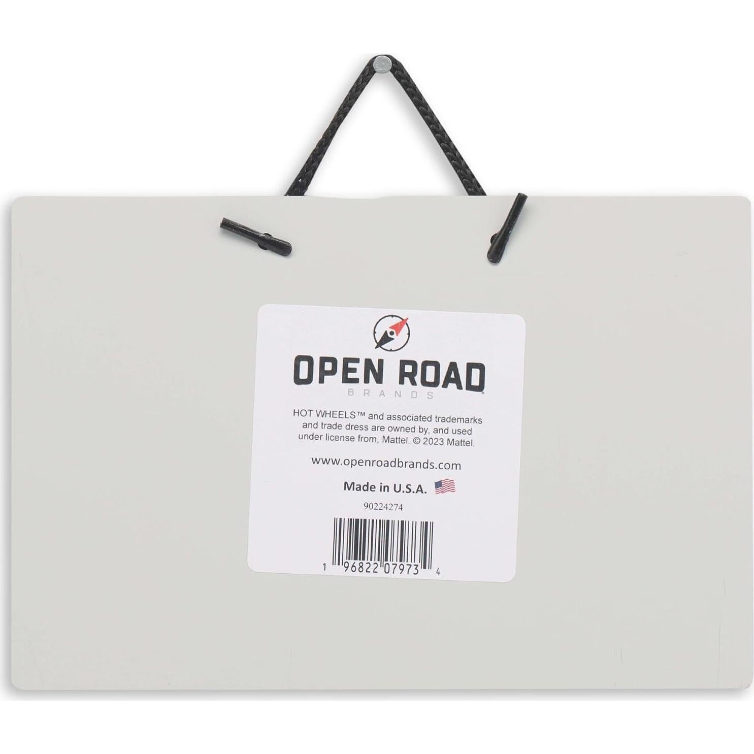 Cartel de Metal Hot Wheels Acción Pista de Carreras 21x0.33cm