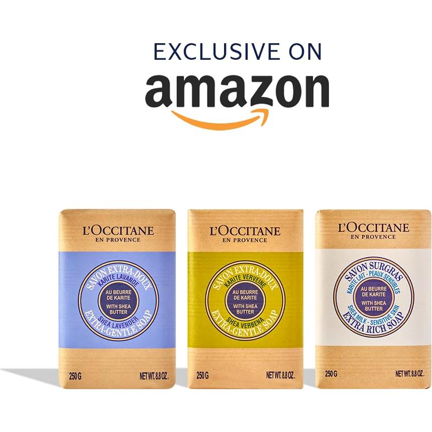Jabón Extra Suave L'OCCITANE Manteca de Karité 3 Piezas