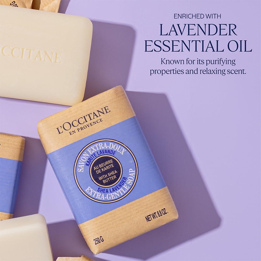 Jabón Extra Suave L'OCCITANE Manteca de Karité 3 Piezas