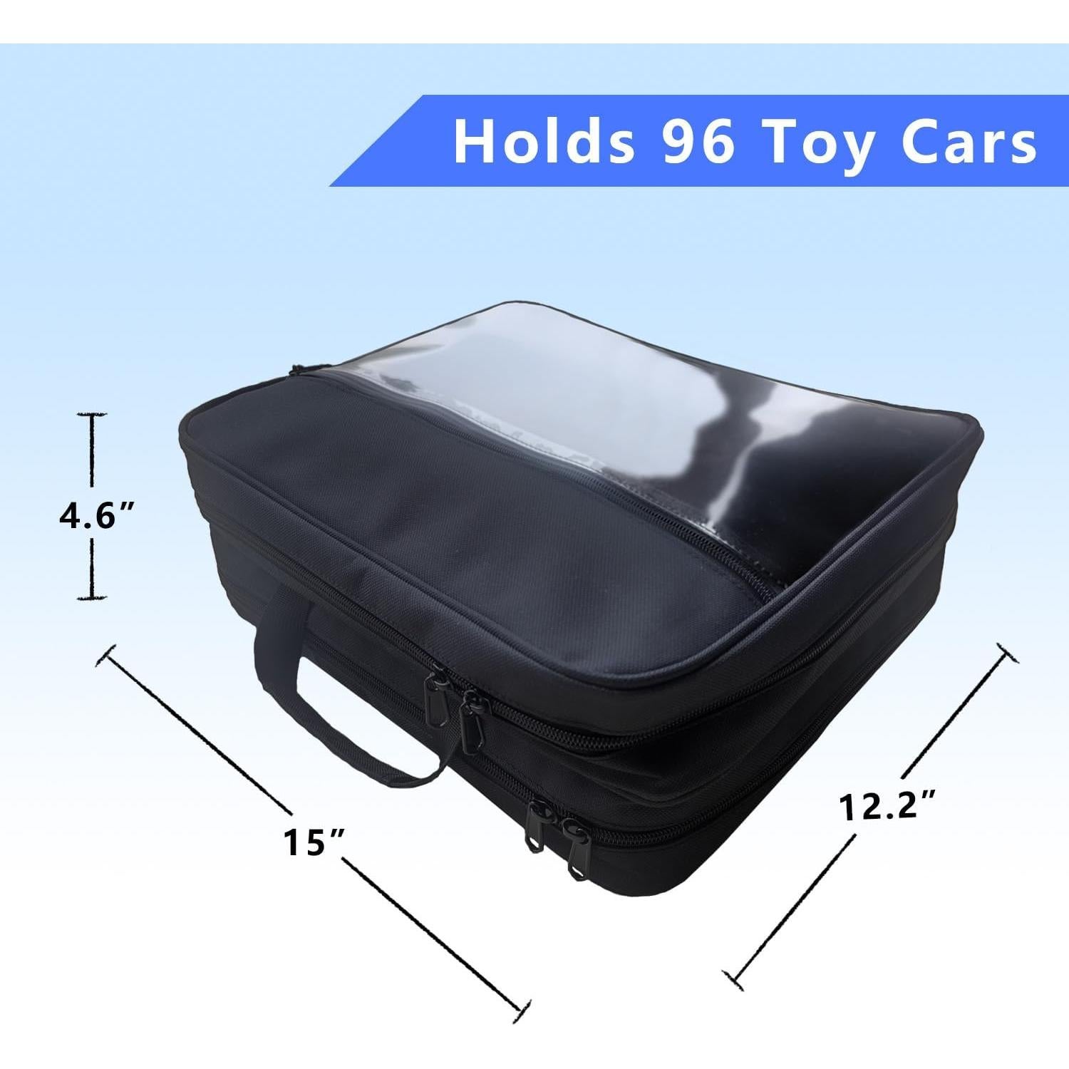 Bolsa de Almacenamiento para 96 Coches de Juguete miiinaps - Negro