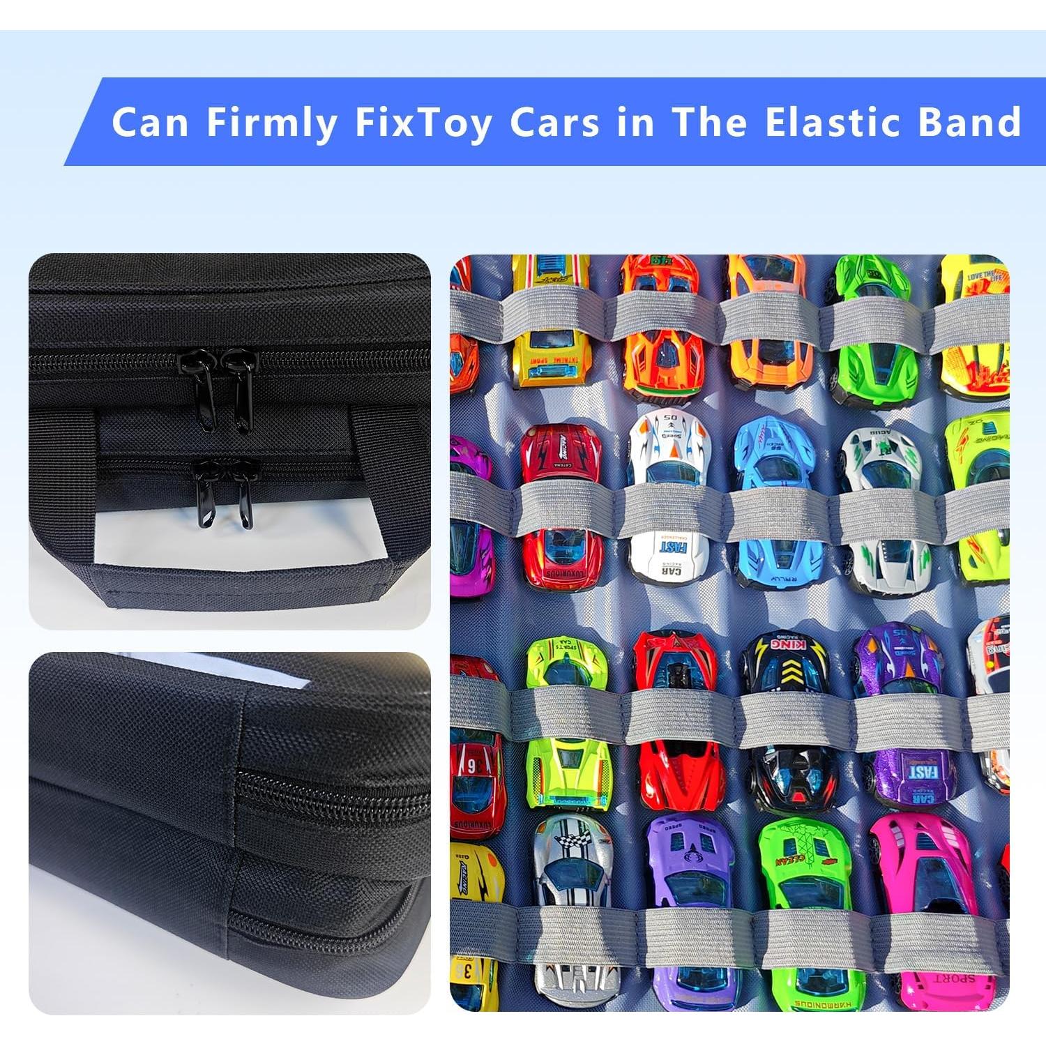 Bolsa de Almacenamiento para 96 Coches de Juguete miiinaps - Negro