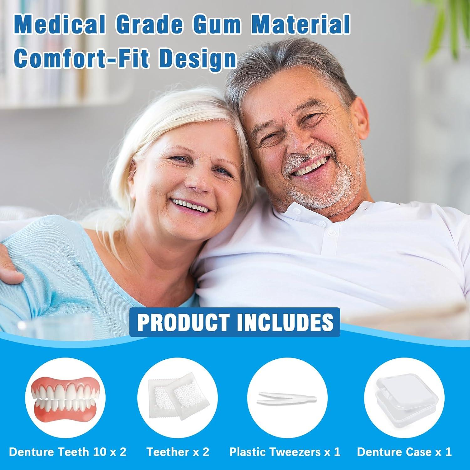 Dientes Falsos Moldables Aikaplus - Dentaduras Silicona 1PC