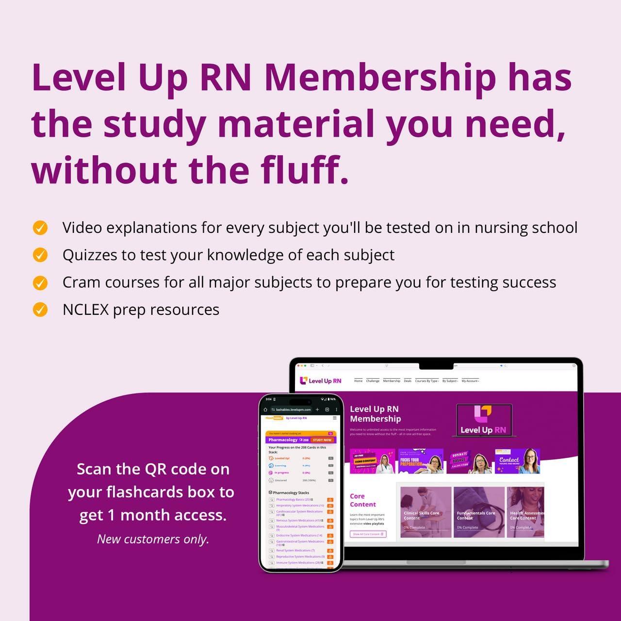 Tarjetas de Flash de Microbiología Level Up RN - 400 Piezas