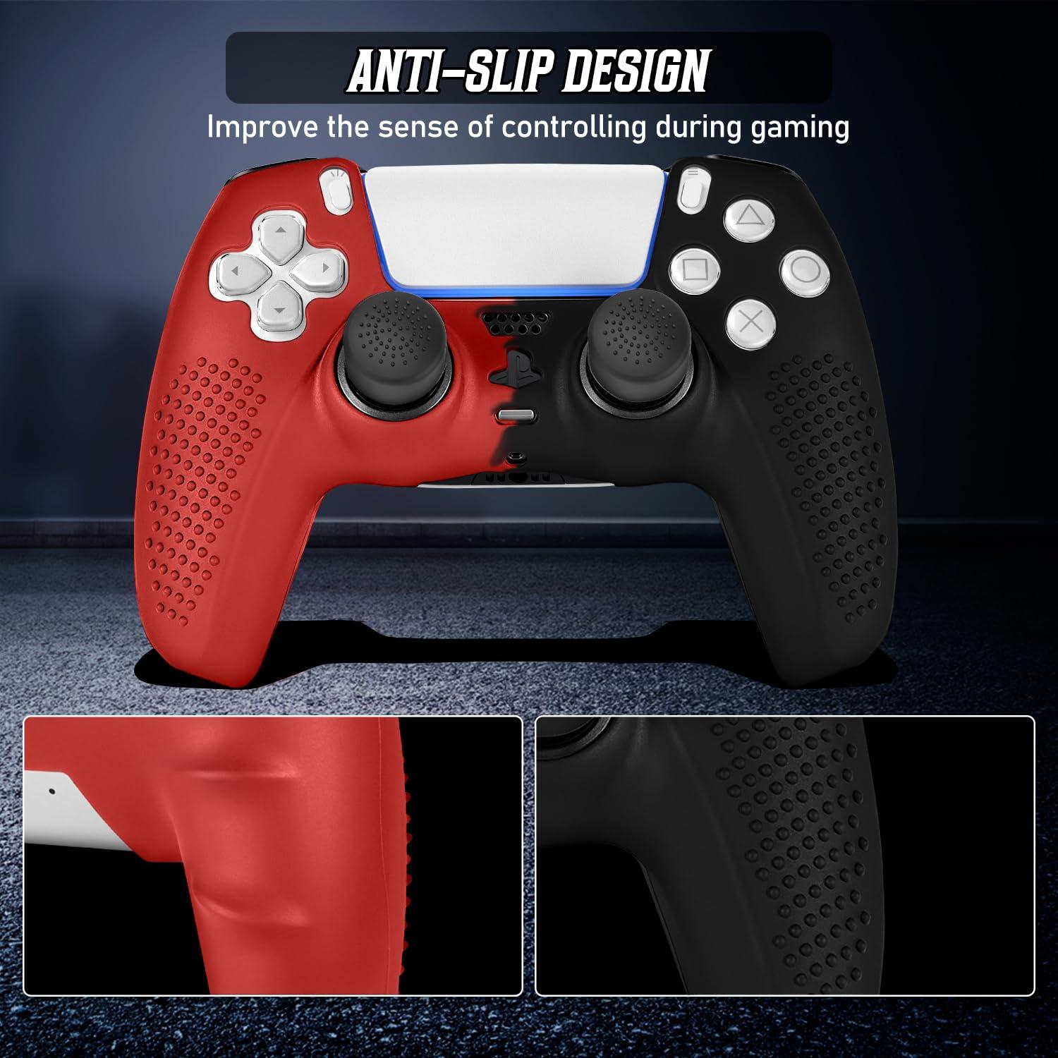 Funda Controlador PS5 FAMOMI Silicona Antideslizante 2 Piezas