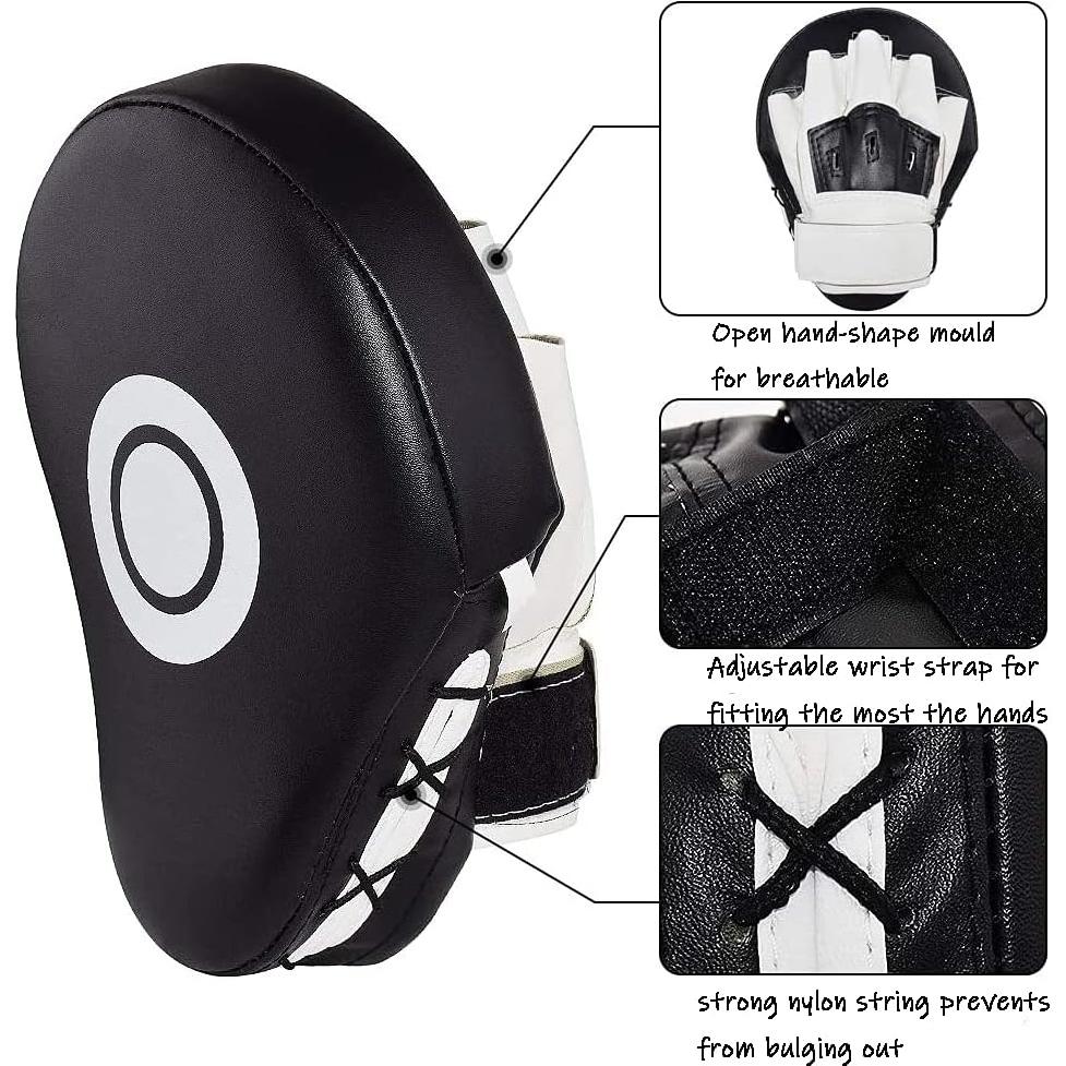 Guantes de Boxeo JACKGOLD Curvados de Piel Sintética - Unisex