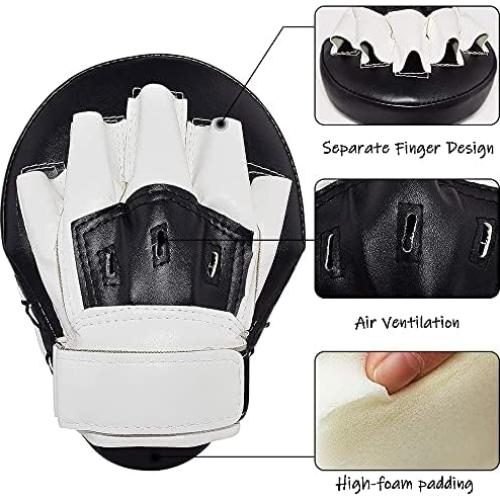 Guantes de Boxeo JACKGOLD Curvados de Piel Sintética - Unisex