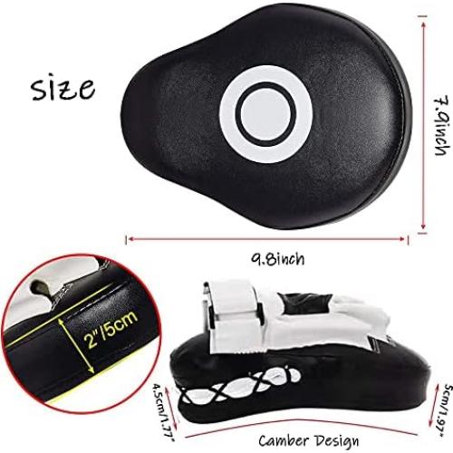 Guantes de Boxeo JACKGOLD Curvados de Piel Sintética - Unisex