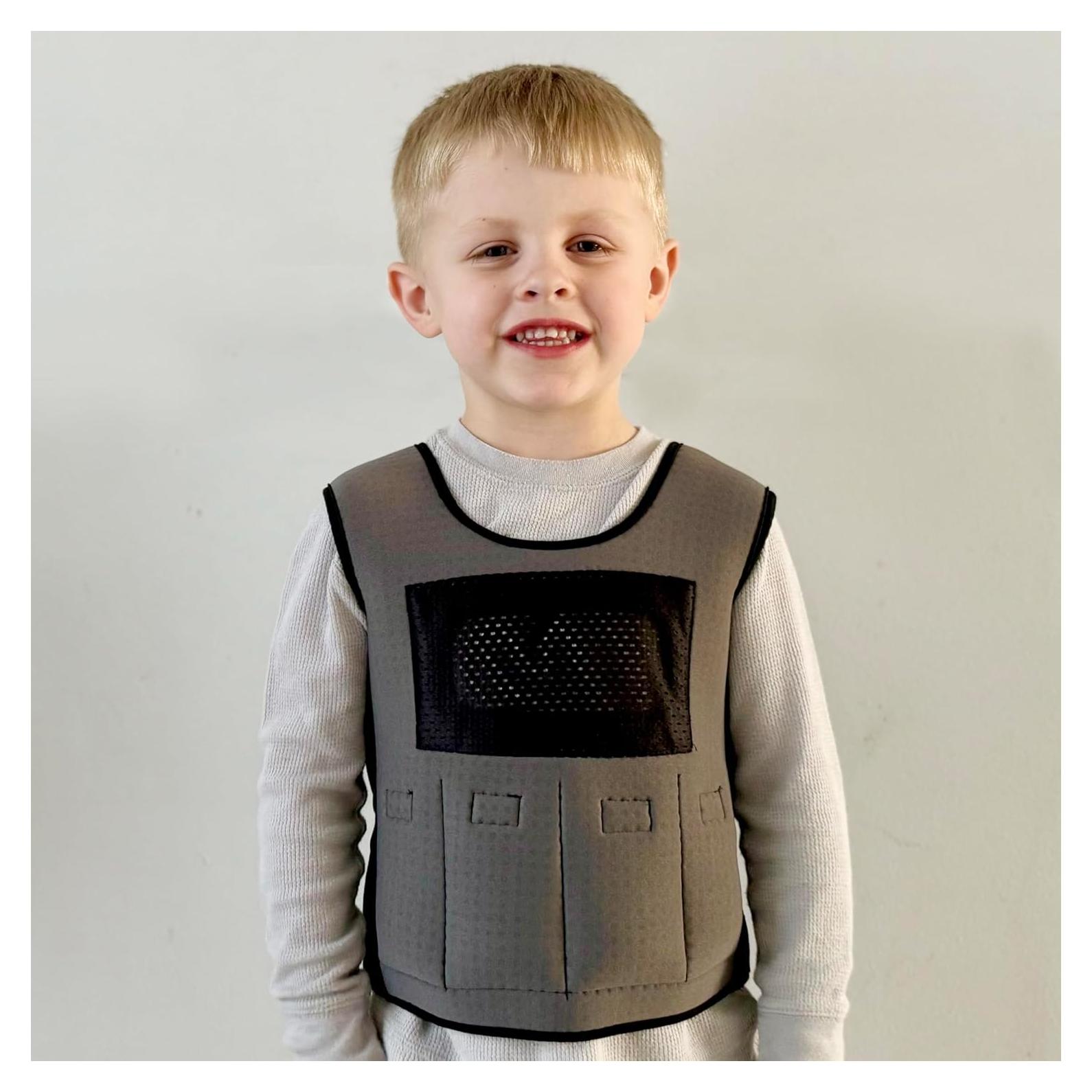 Chaleco con peso ajustable Henhecy para niños pequeños