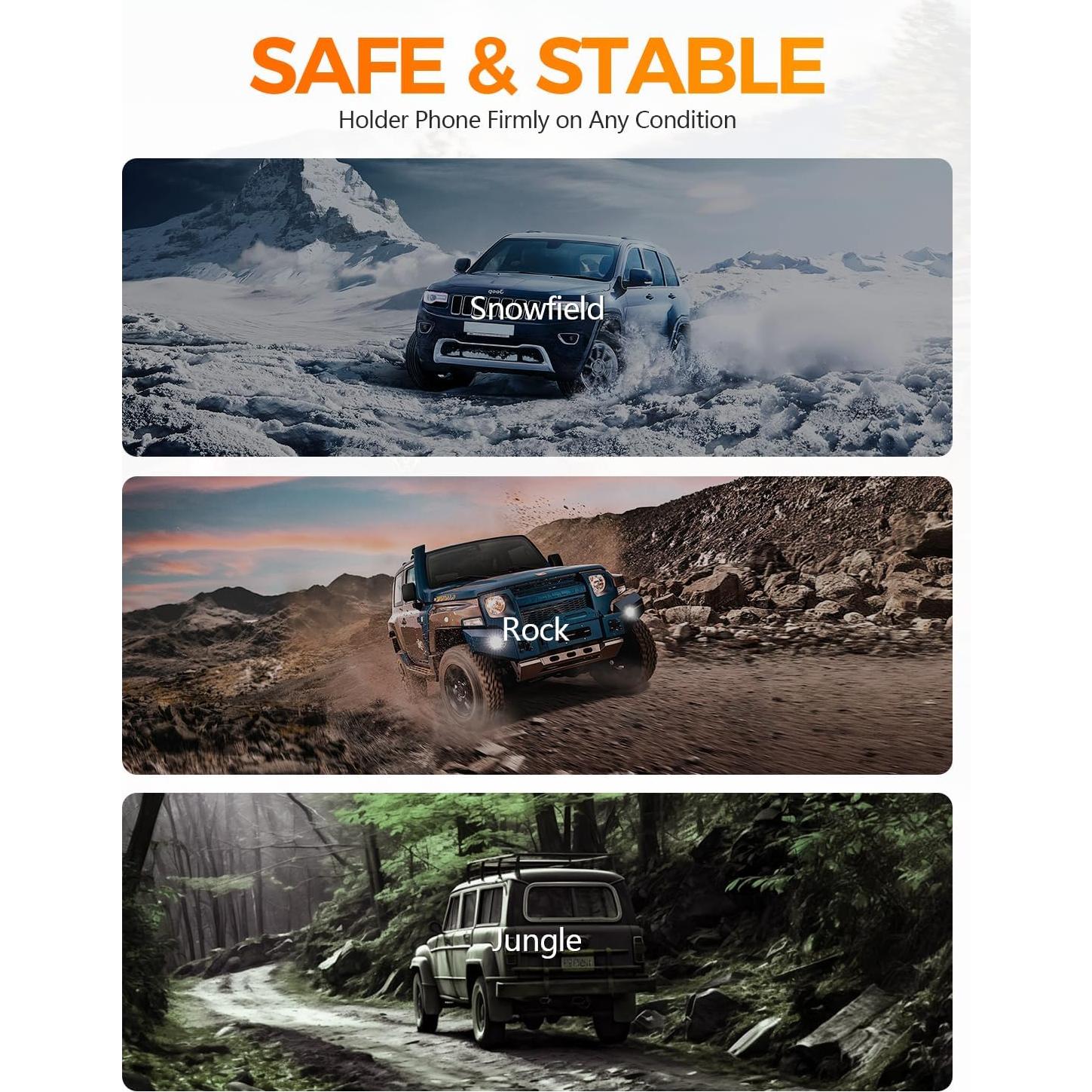 Soporte Carga Inalámbrica CHGeek 15W Automóvil Negro