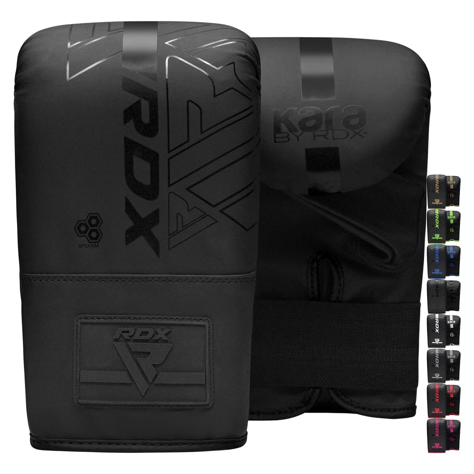 Guantes de Boxeo RDX RDX-BMR-F6MB, Cuero Maya, Medianos