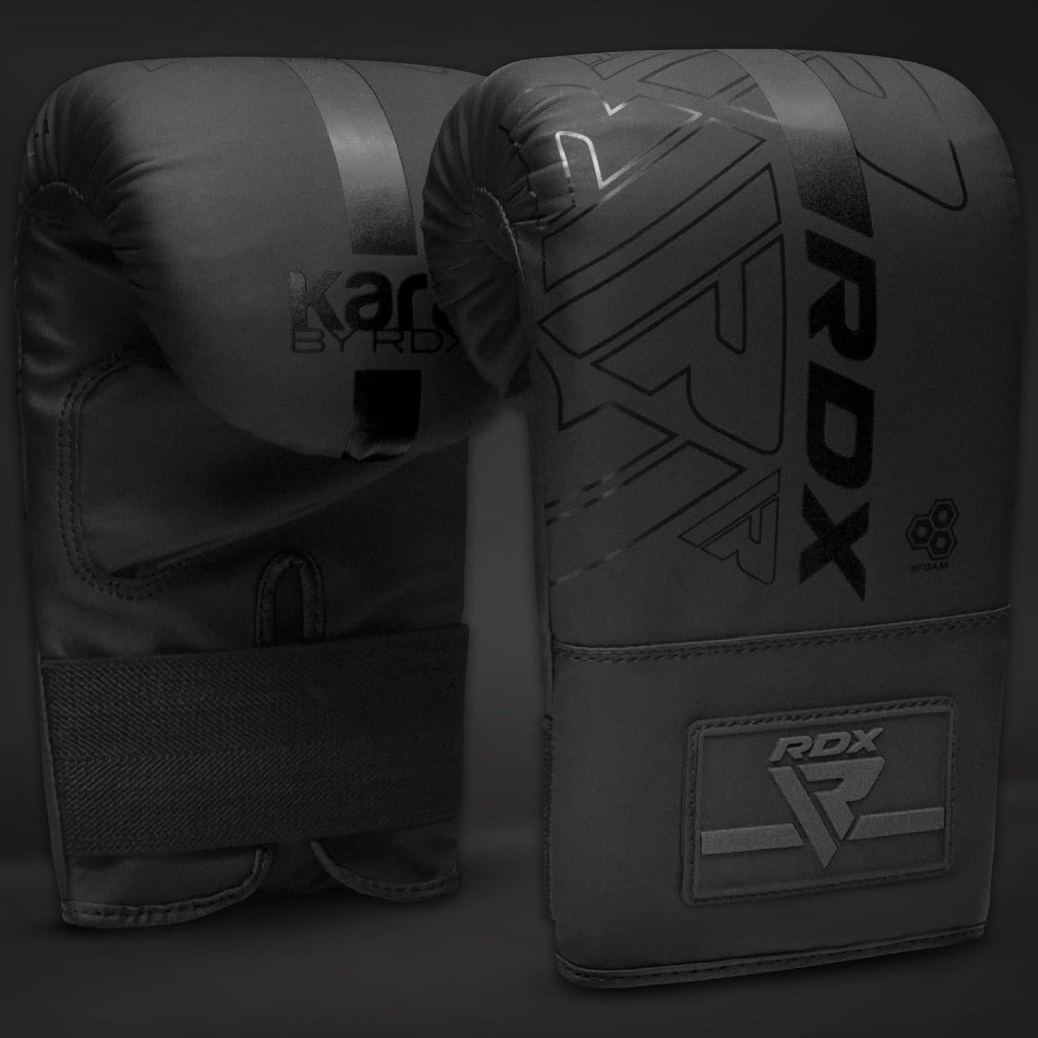 Guantes de Boxeo RDX RDX-BMR-F6MB, Cuero Maya, Medianos