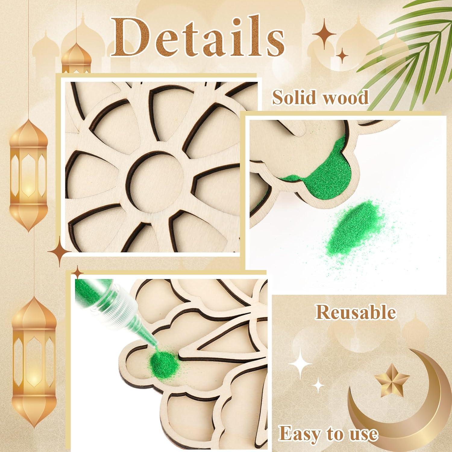 Kit de Arte de Arena Mandala Gilprop 15 Piezas 8 Colores