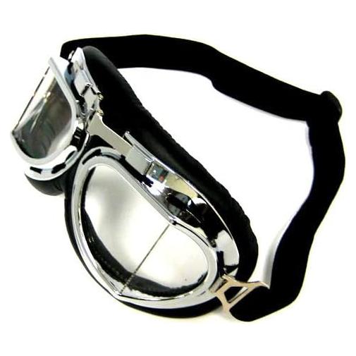 Gafas de carrera Power Gear Motorsports plegables claras