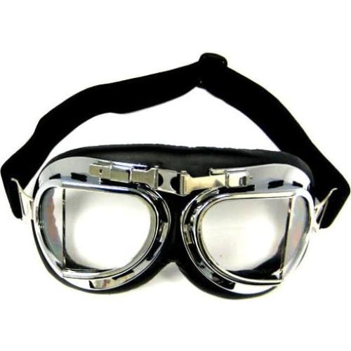 Gafas de carrera Power Gear Motorsports plegables claras