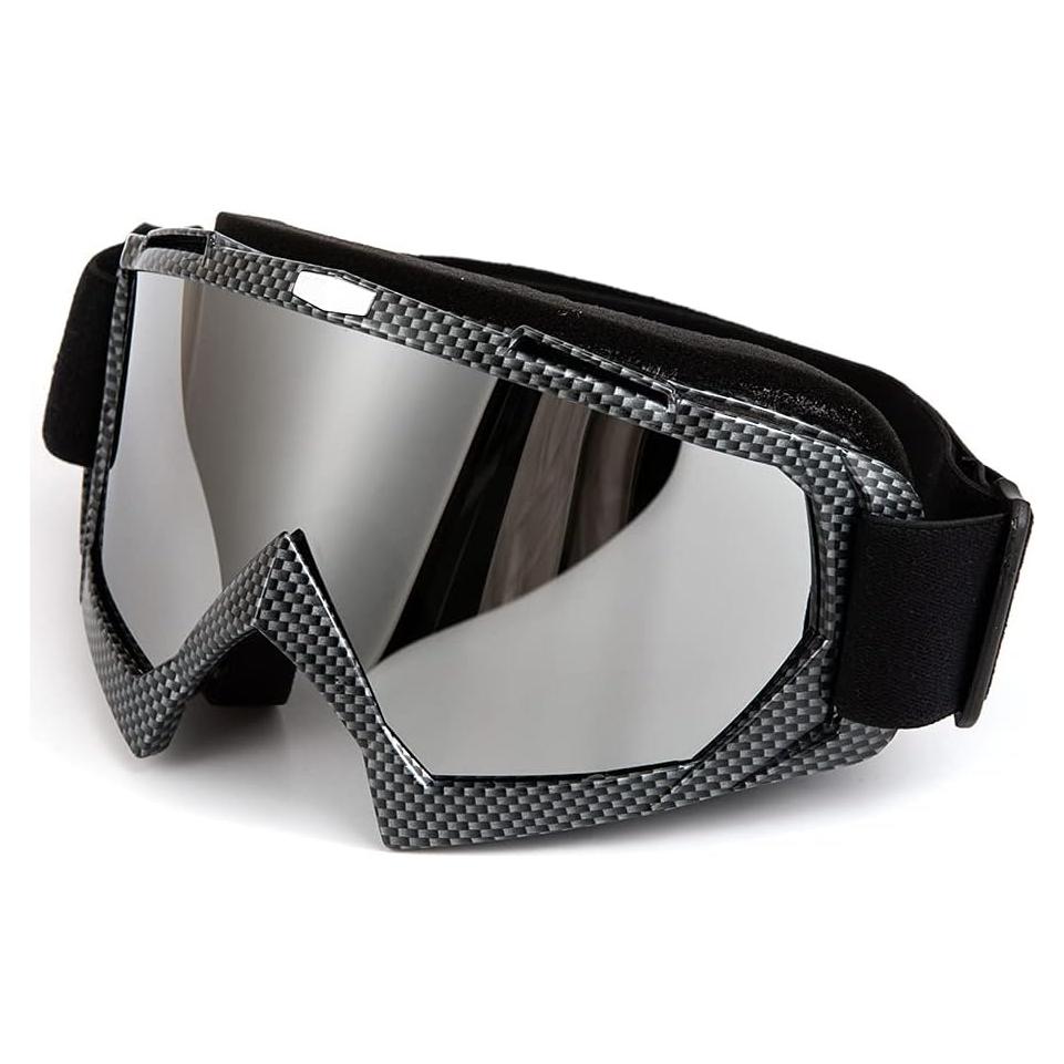 Gafas de Motocicleta Vintage APEBAZY con Lentes Antiempañantes