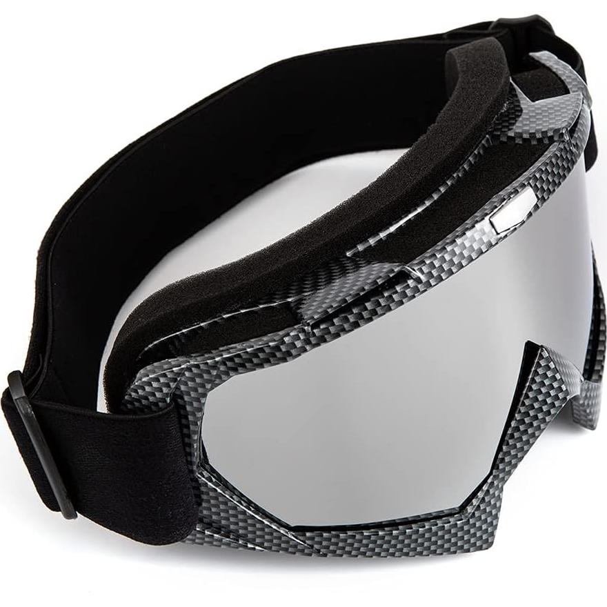 Gafas de Motocicleta Vintage APEBAZY con Lentes Antiempañantes