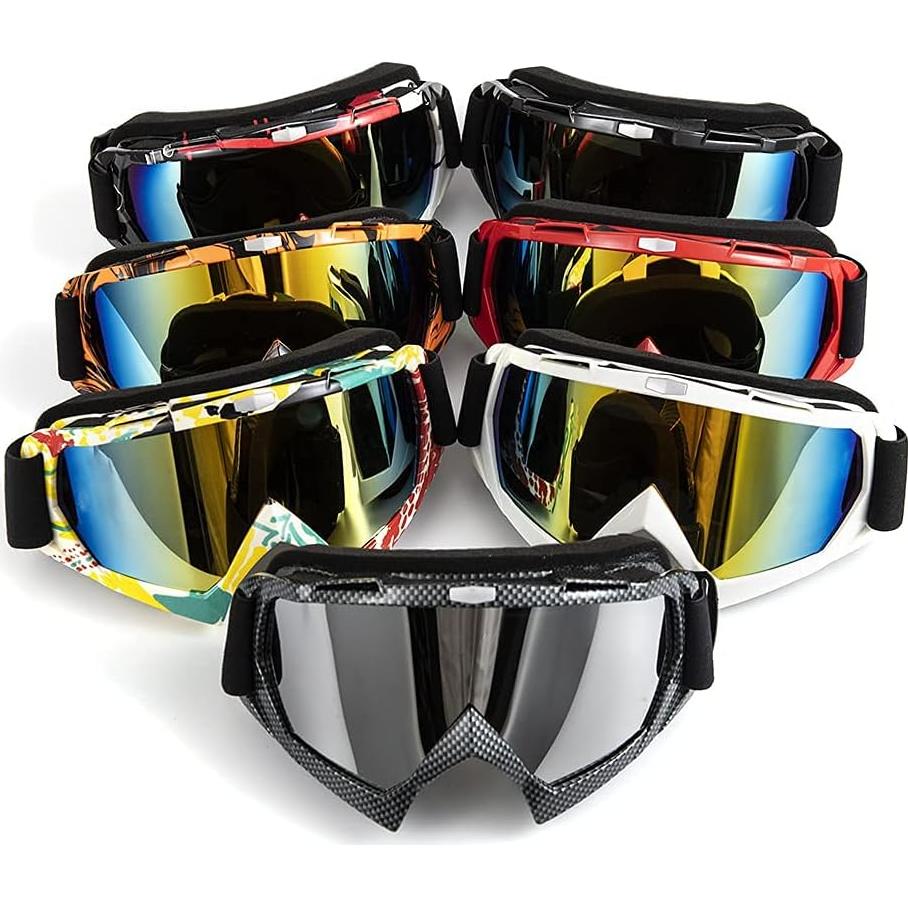 Gafas de Motocicleta Vintage APEBAZY con Lentes Antiempañantes