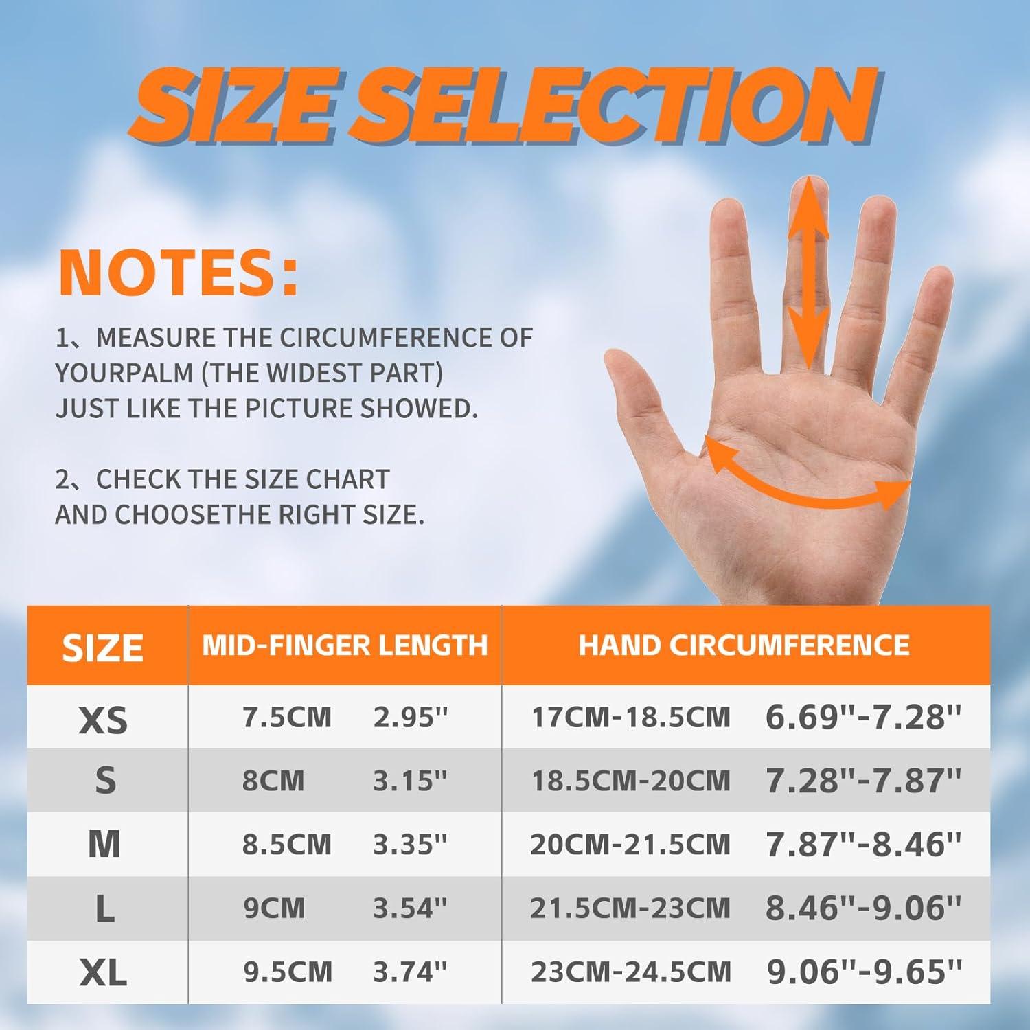 Guantes de Invierno Impermeables Térmicos para Hombres y Mujeres