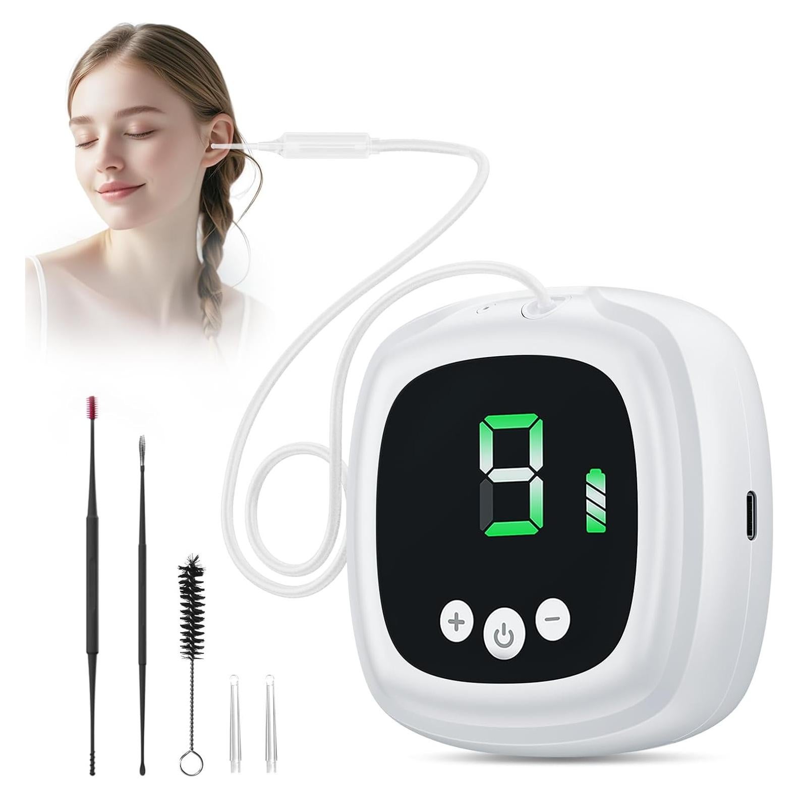 Removedor de Cera de Oído Eléctrico Outstart 9 Niveles Blanco