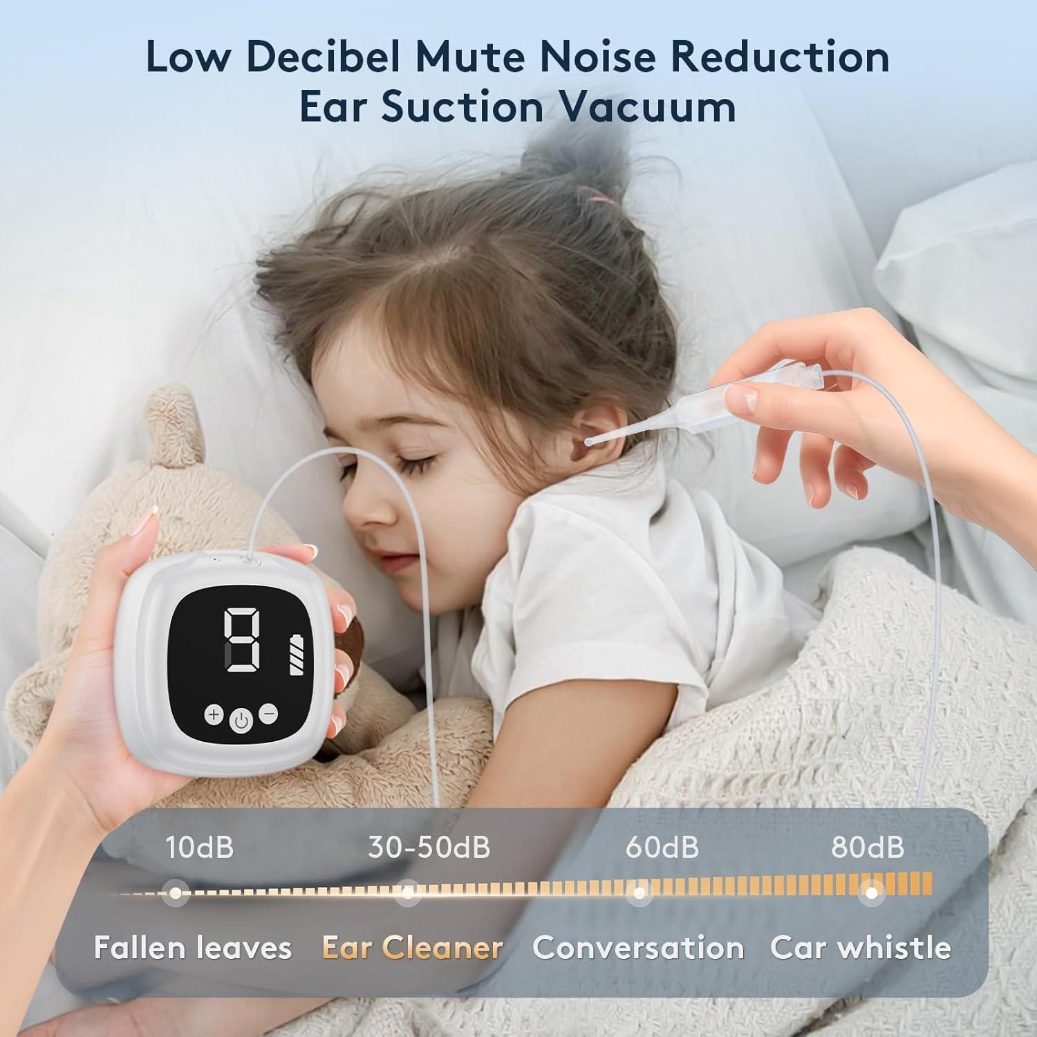 Removedor de Cera de Oído Eléctrico Outstart 9 Niveles Blanco