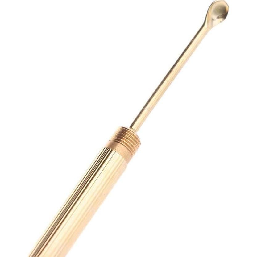 2 Piezas Cuchara Plegable de Cobre Luhaomisky para Cerumen