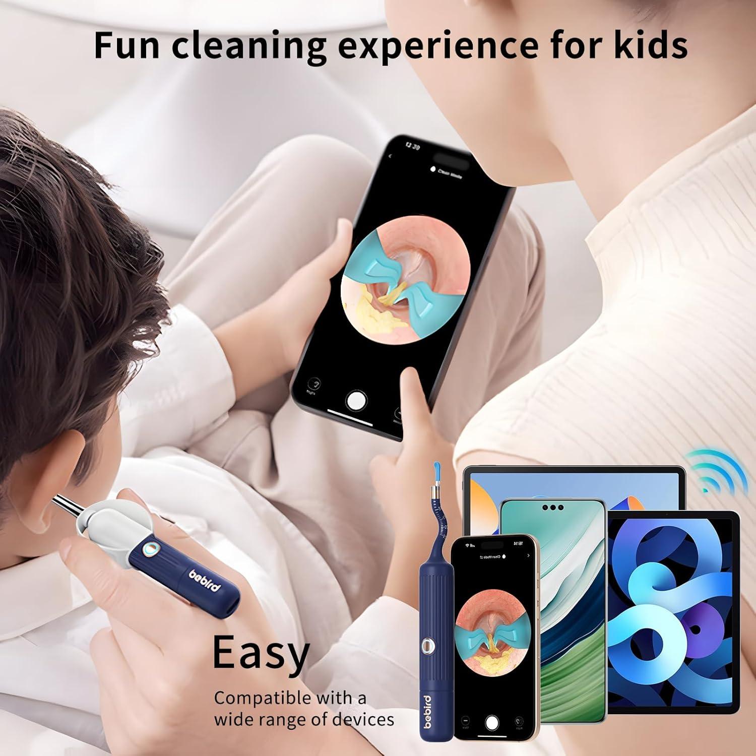 Limpiador de Oídos ZHIDE con Cámara 1080P y WiFi Inalámbrico