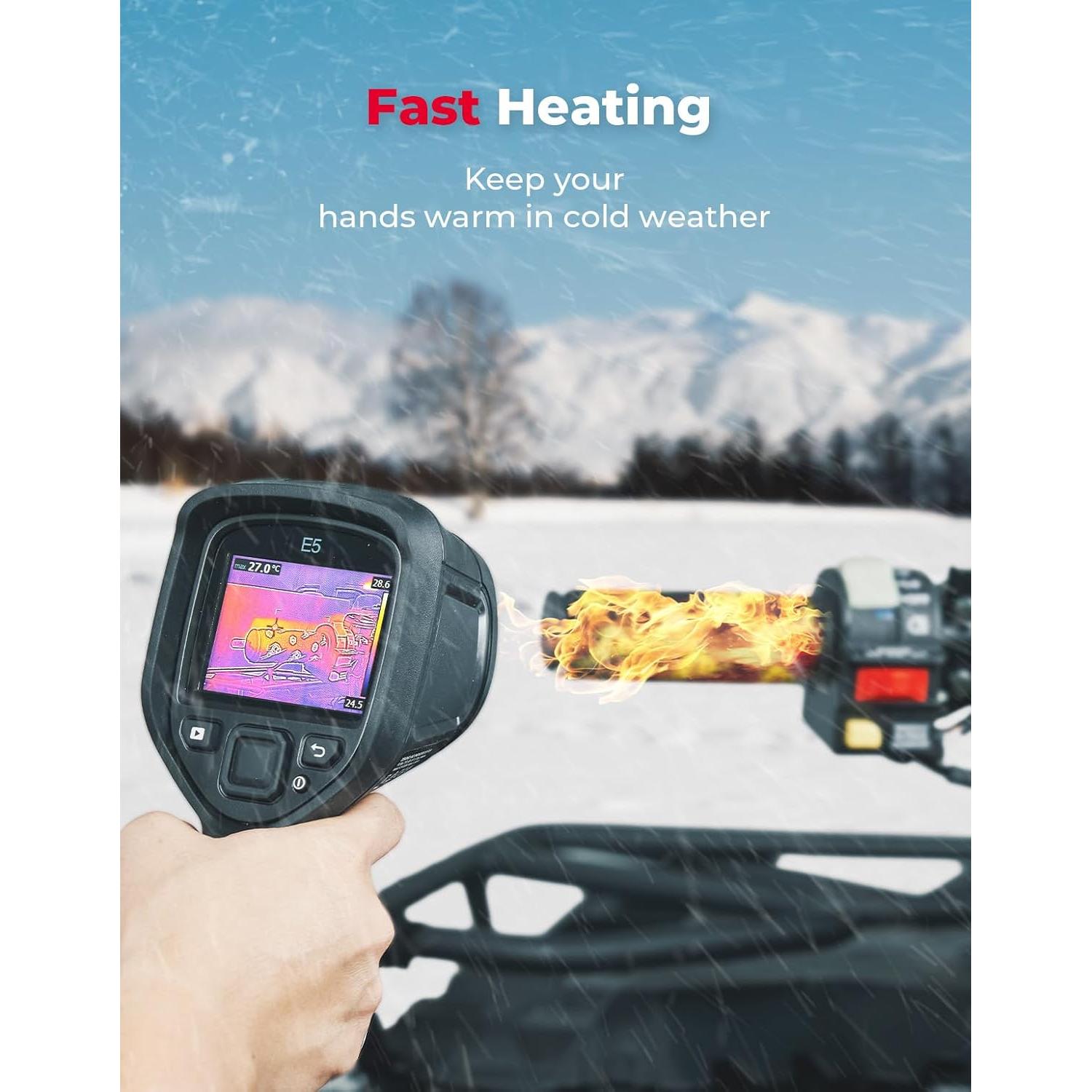 Almohadillas de Agarre Calentadas KEMIMOTO 12V IP67 3 Niveles