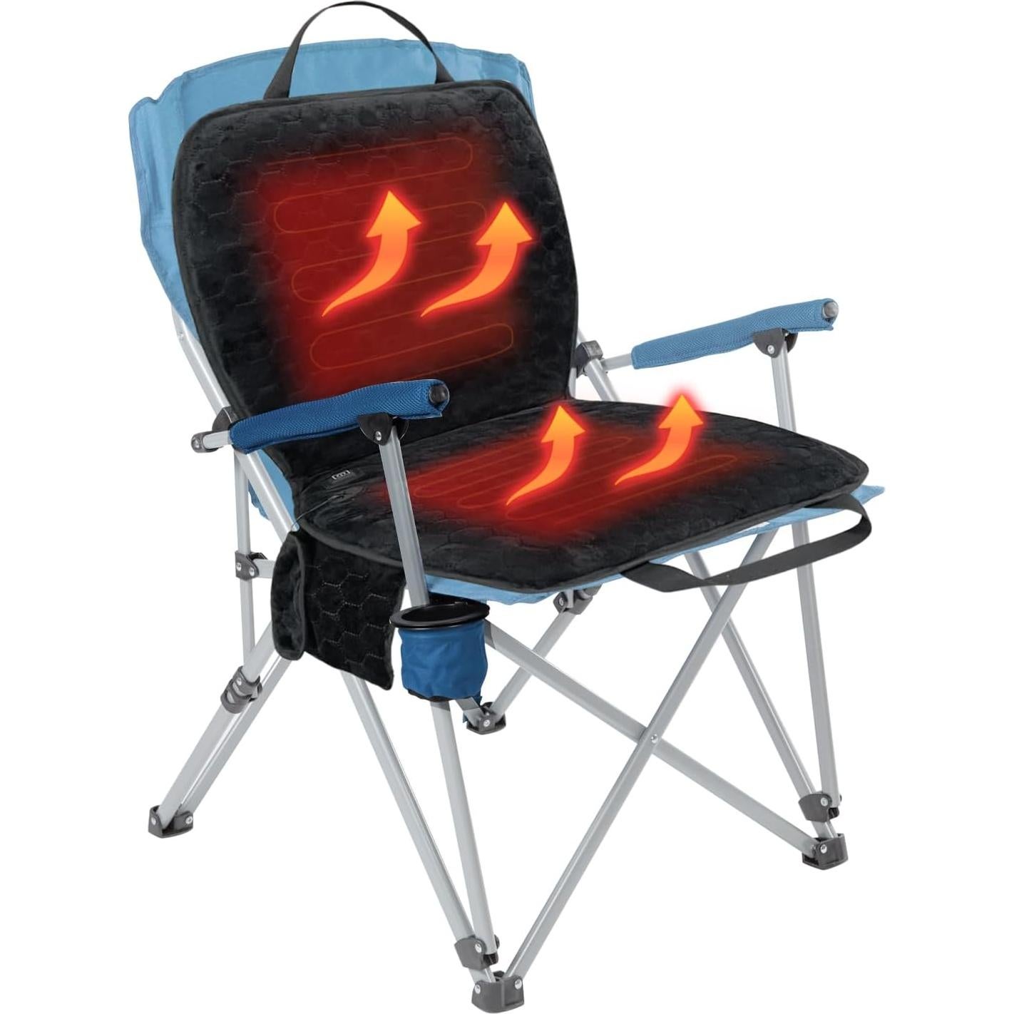 Cojín Térmico Portátil MYDAYS OUTDOOR Negro 40x40cm USB