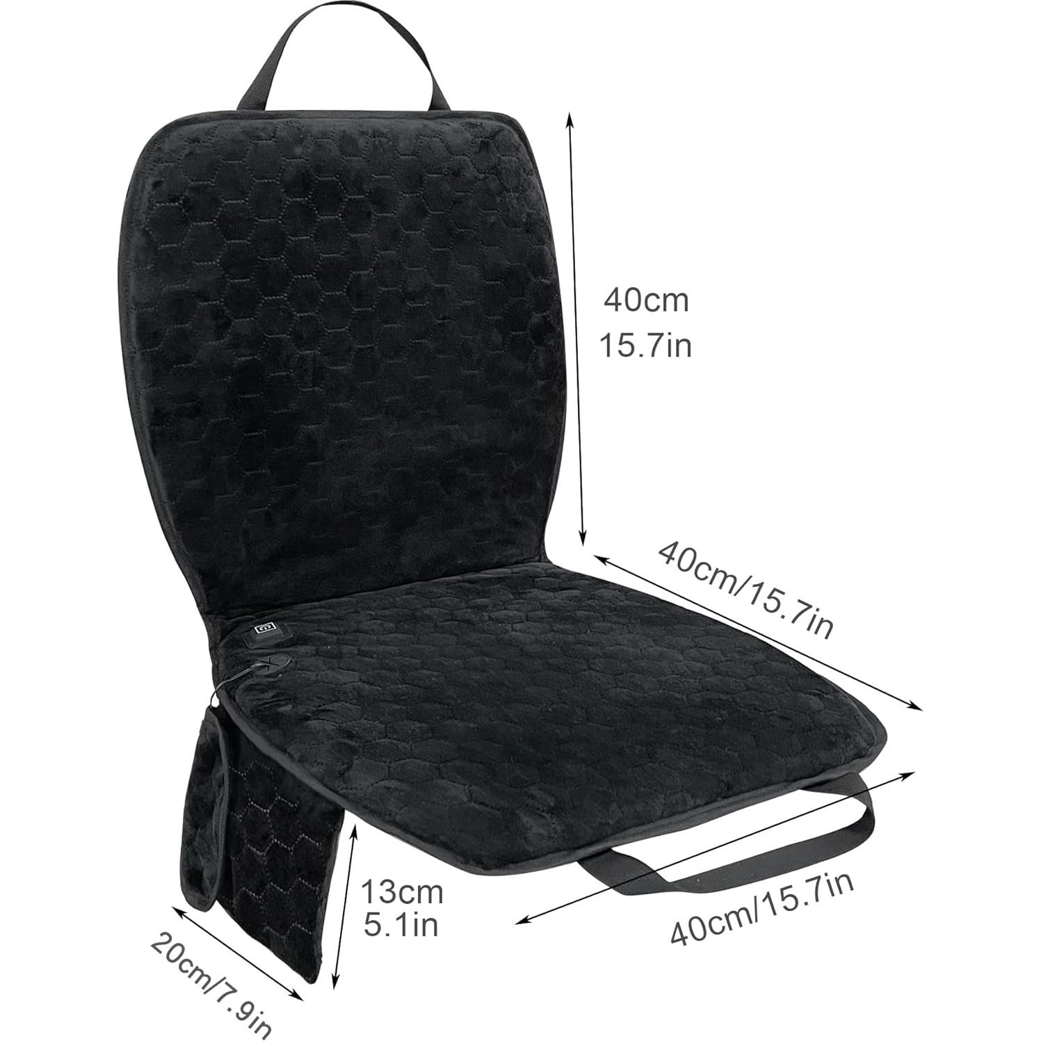 Cojín Térmico Portátil MYDAYS OUTDOOR Negro 40x40cm USB