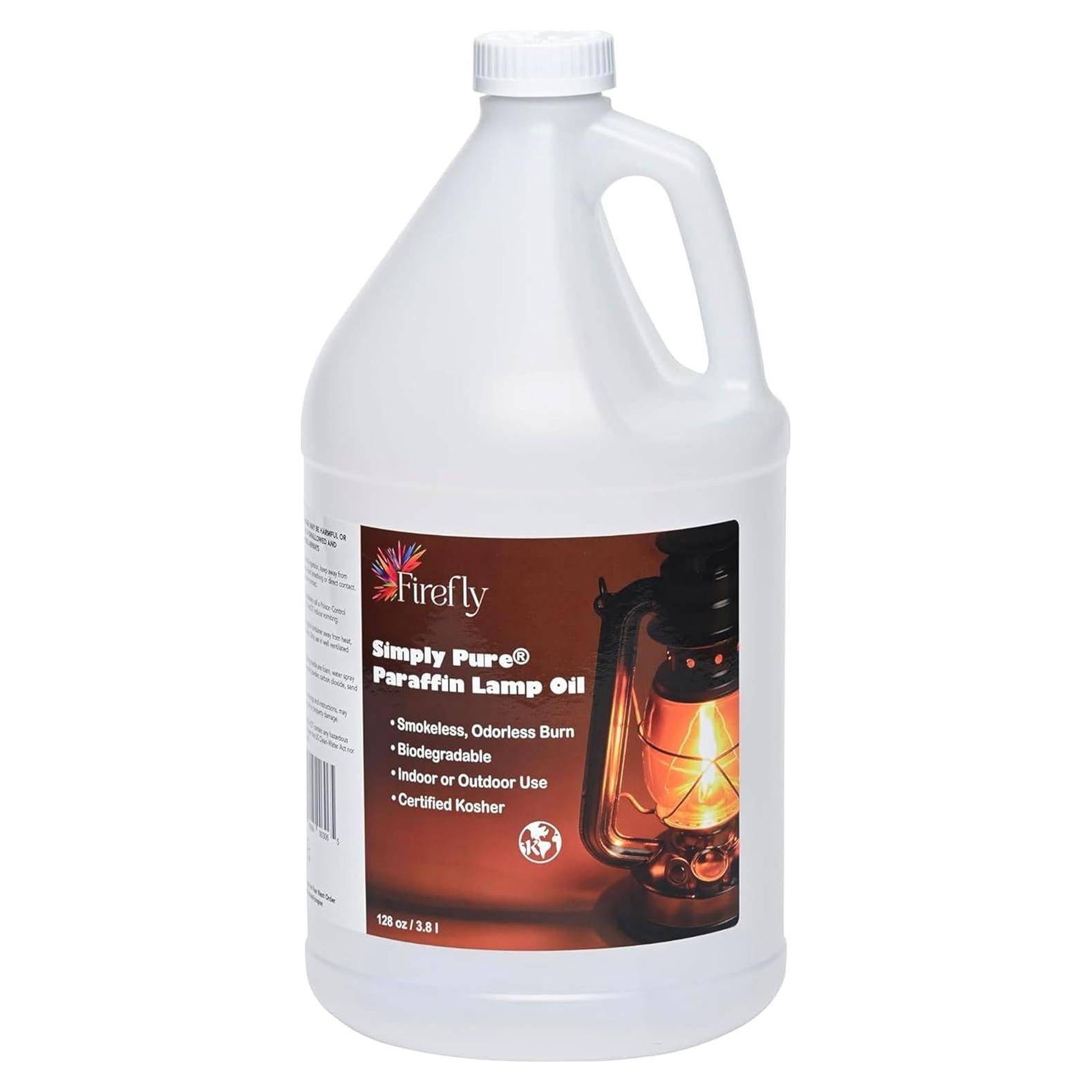Aceite de lámpara Firefly kosher 3.79L sin olor y sin humo