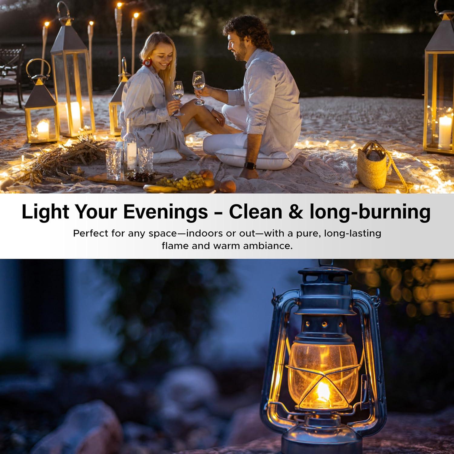 Aceite de lámpara Firefly kosher 3.79L sin olor y sin humo