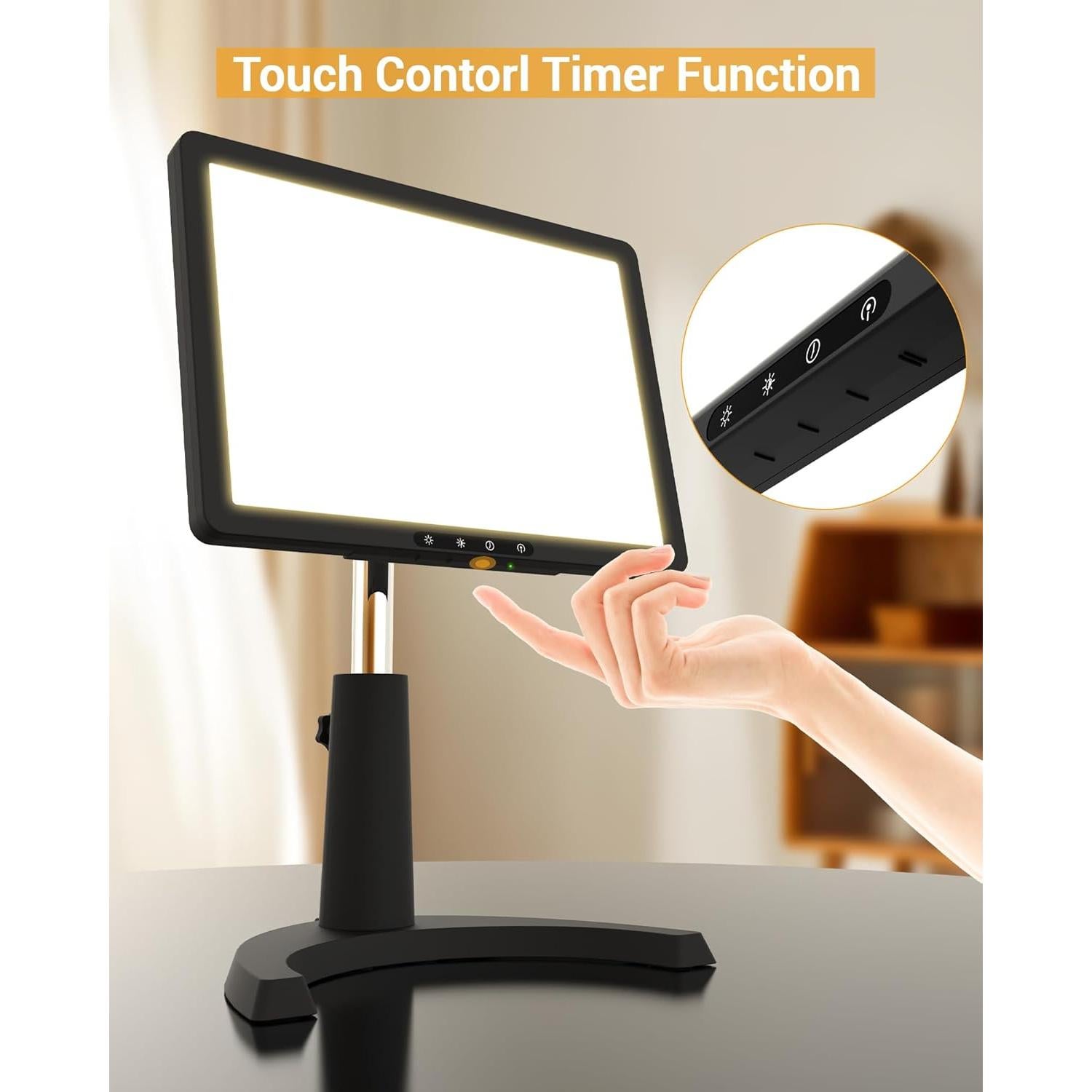 Lámpara de Terapia de Luz LED TroupePal 12000 Lux Ajustable