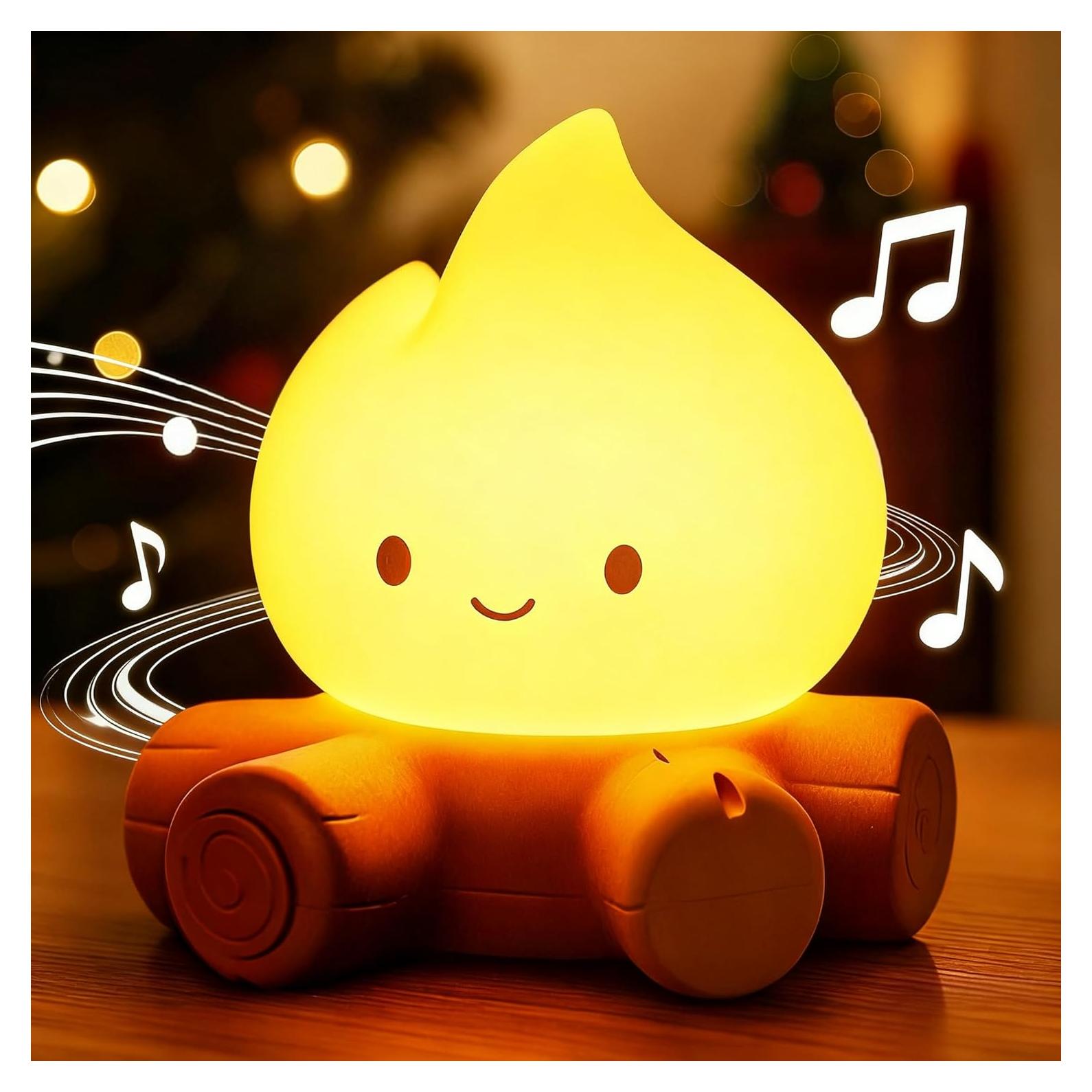 Luz Nocturna Recargable Tarinks Fogata 7.6cm Silicona