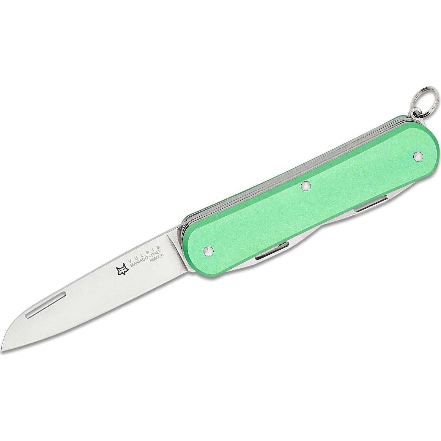 Cuchillo de bolsillo Fox Knives Vulpis FX-VP130-SF5 5-en-1 Verde OD