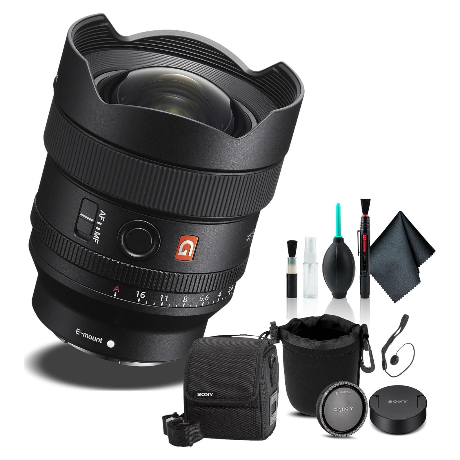 Lente Sony FE 14mm F1.8 GM Ultra-Ancha con Kit de Limpieza
