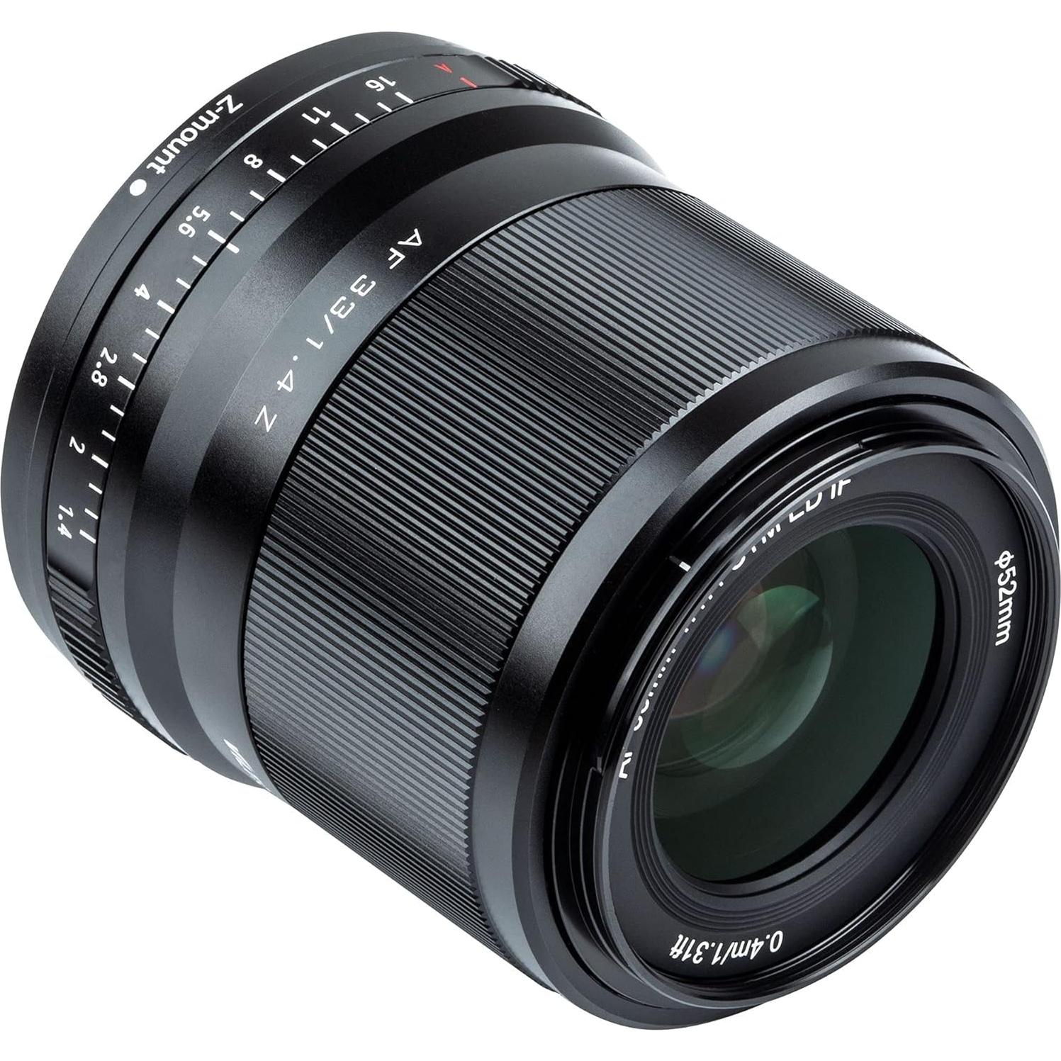 Lente Prime VILTROX 33mm F1.4 Z para Nikon Z APS-C