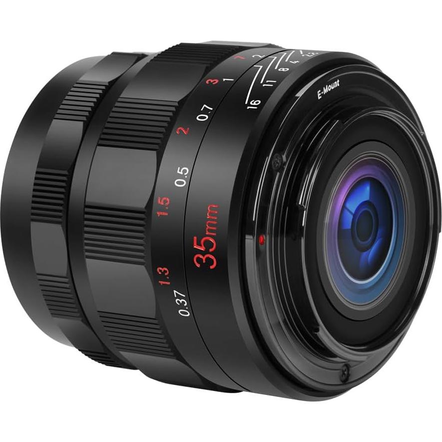 Lente JINTU 35mm f/0.95 para Montura E de Sony - Manual