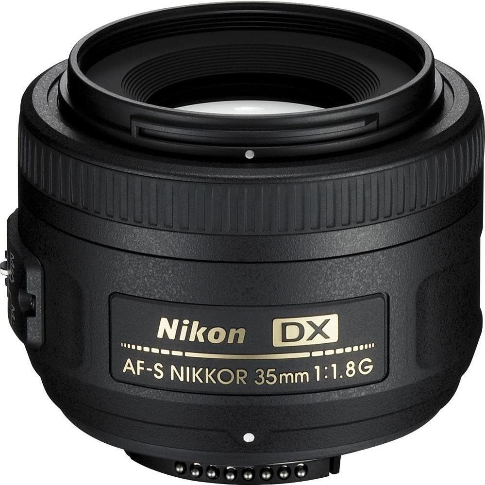 Lente Nikon AF-S DX NIKKOR 35mm f/1.8G para DSLR Negro