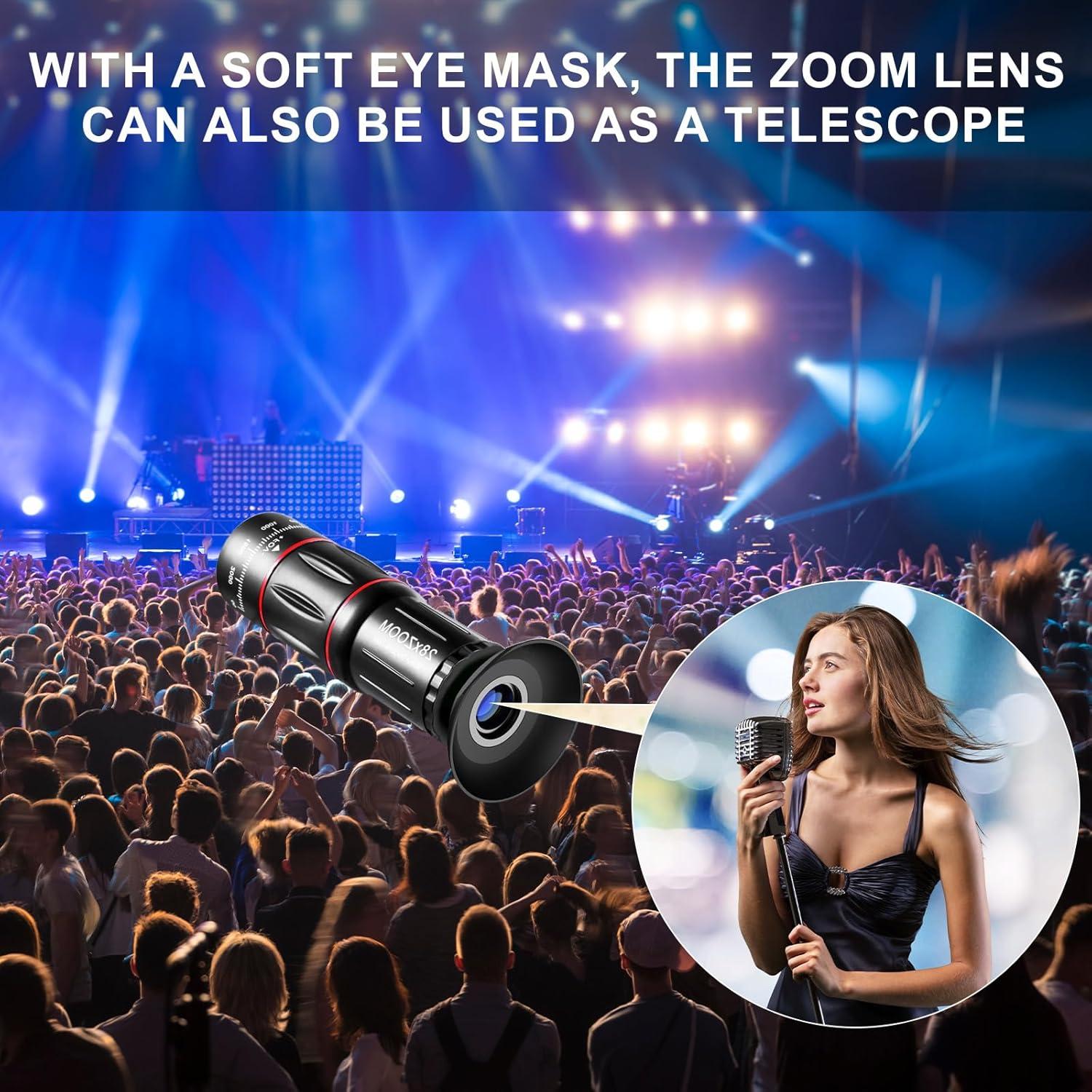 Kit de Lentes de Cámara Telefoto 28X BNIFI para Smartphone