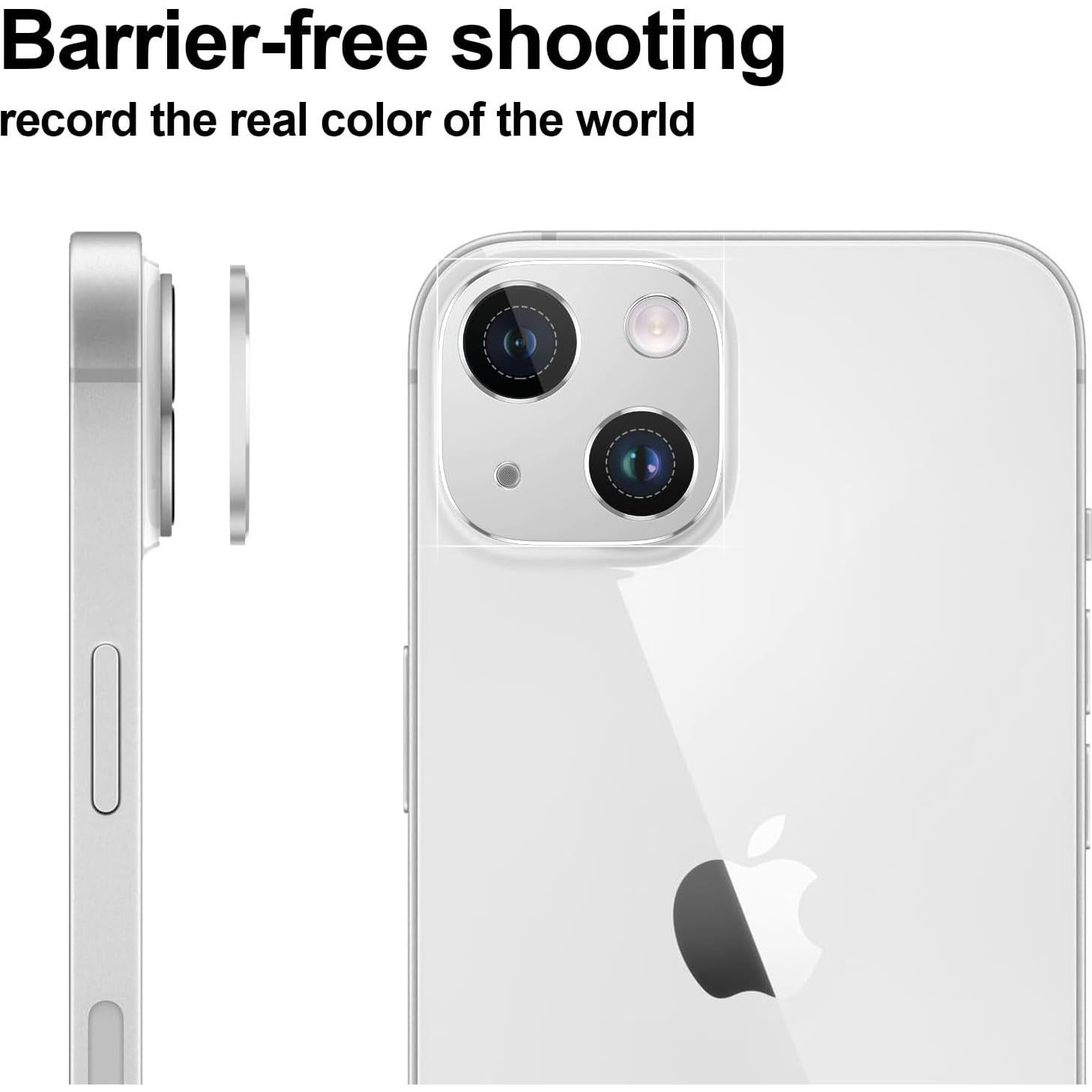 Protector de Lente de Cámara KISMER para iPhone 14 Plus - Mate