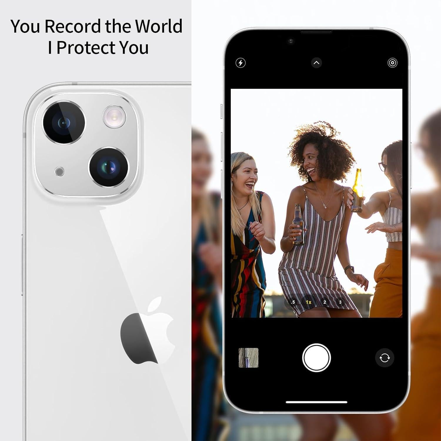 Protector de Lente de Cámara KISMER para iPhone 14 Plus - Mate